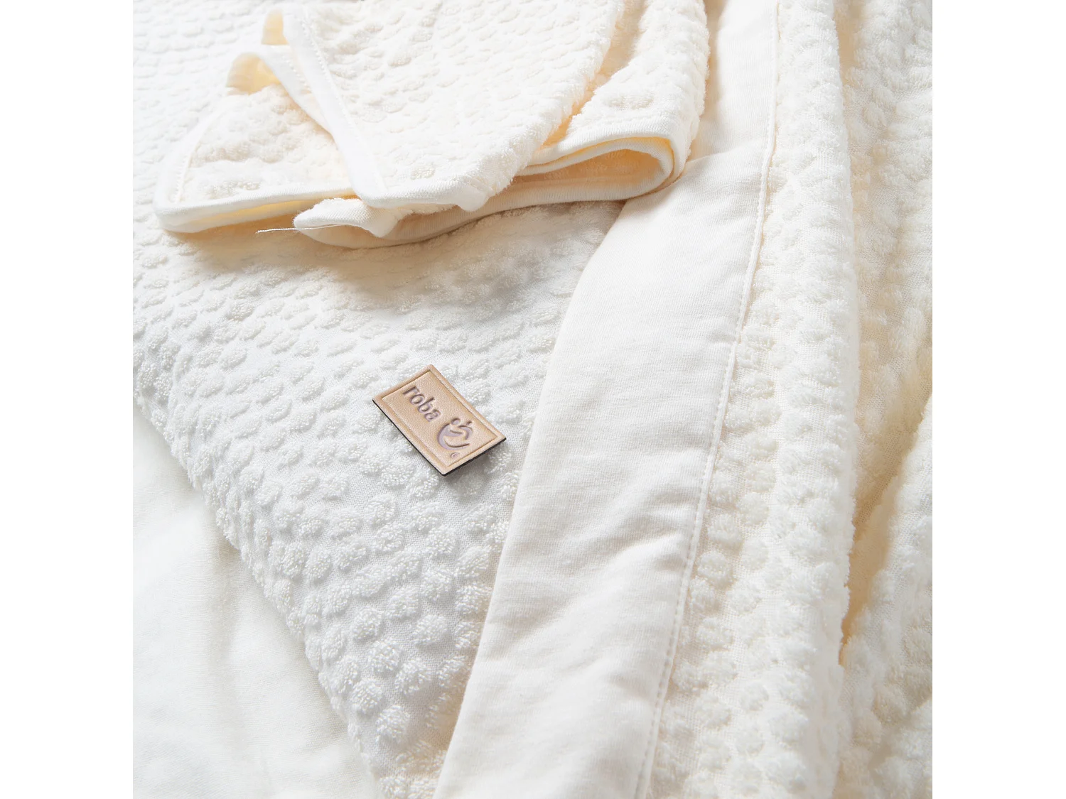 Babydecke Seashells Cremefarben