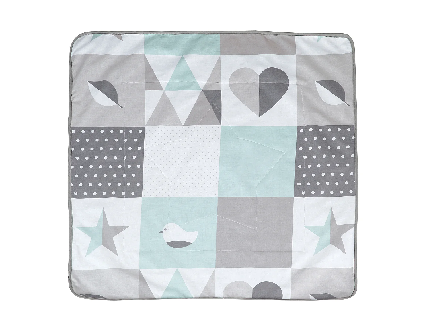 Kuscheldecke Happy Patch mint