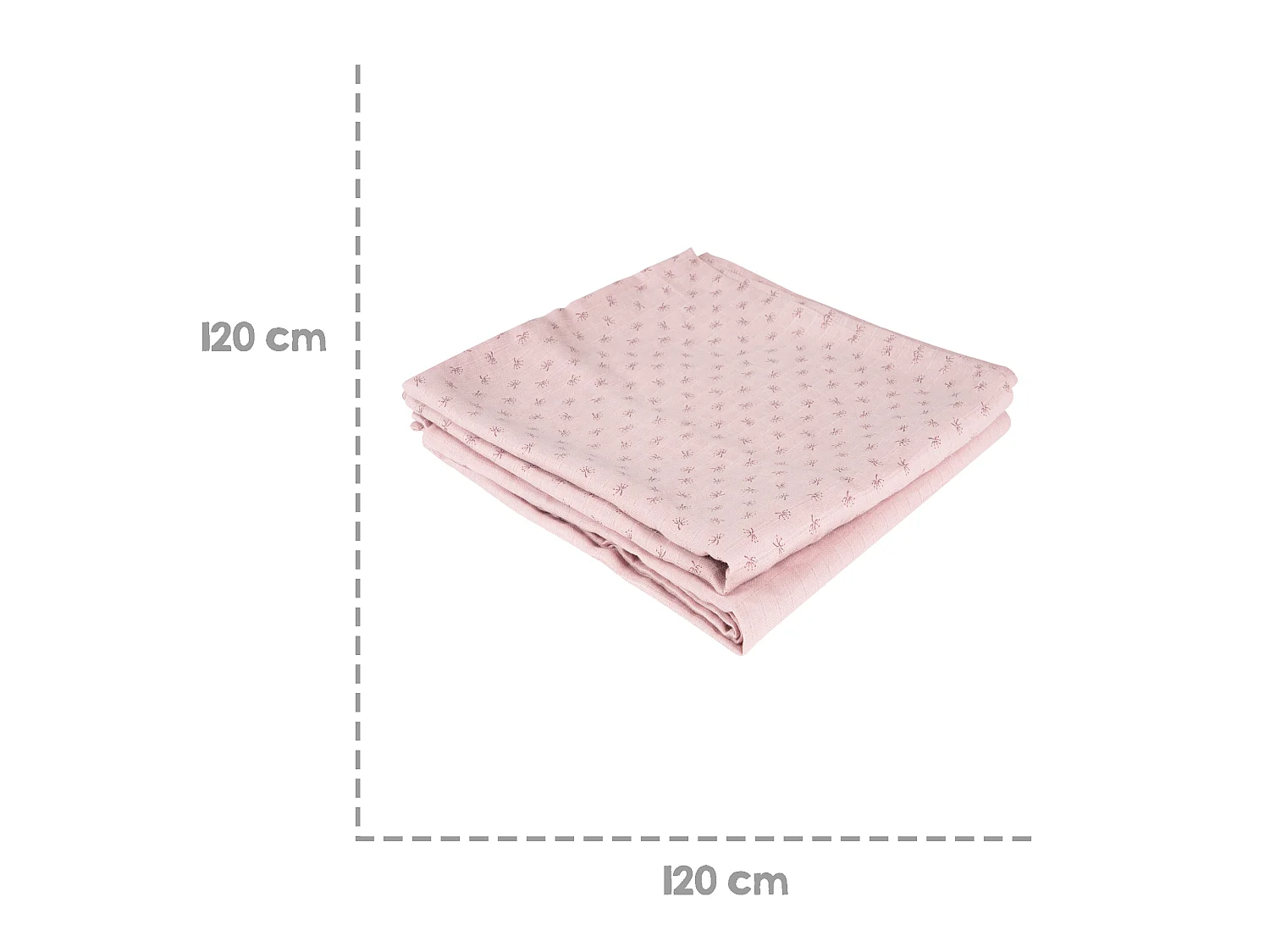 Ensemble de 2 pièces bio roba Puck et linge d'allaitement 'Lil Planet' en rose/mauve - Coton biologique, Absorbant