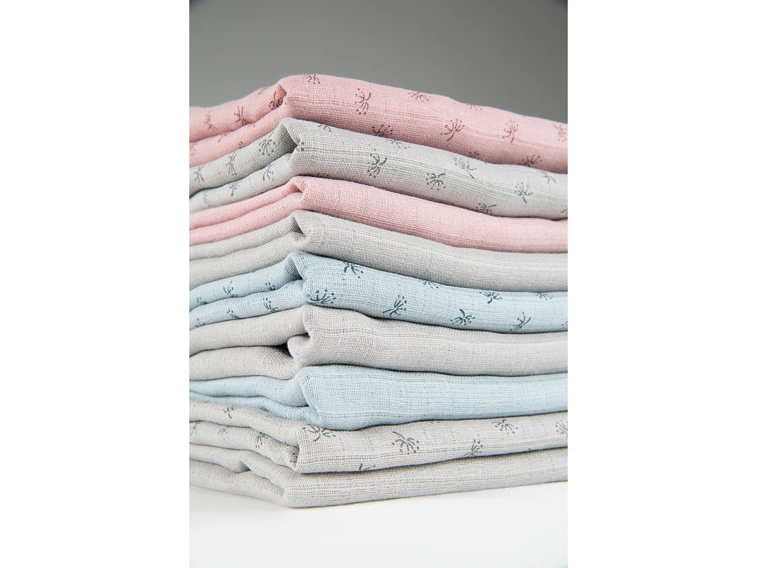 Ensemble de 2 pièces bio roba Puck et linge d'allaitement 'Lil Planet' en rose/mauve - Coton biologique, Absorbant