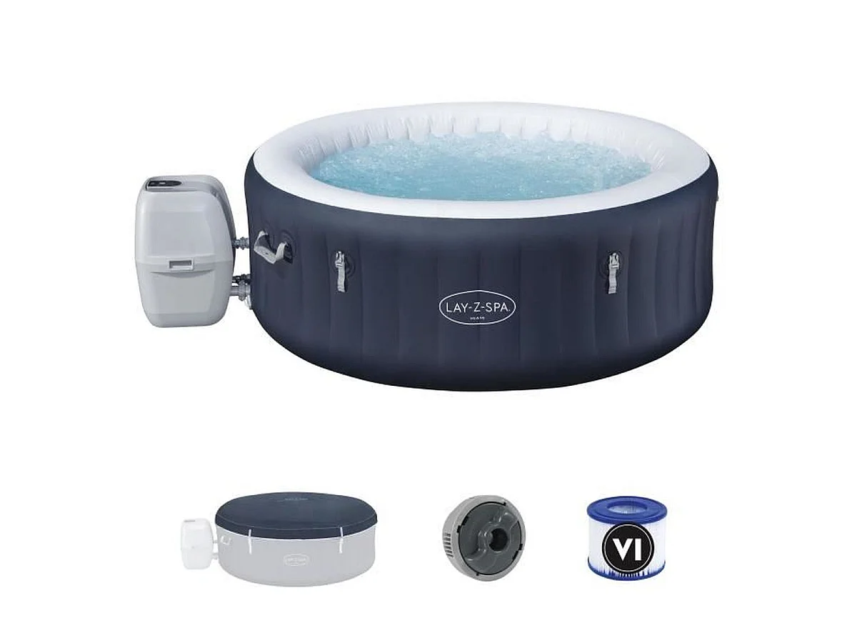 Bestway Lay-Z-Spa Miami AirJet gonflable 120 jets 180 x 66 cm (2–4 places)