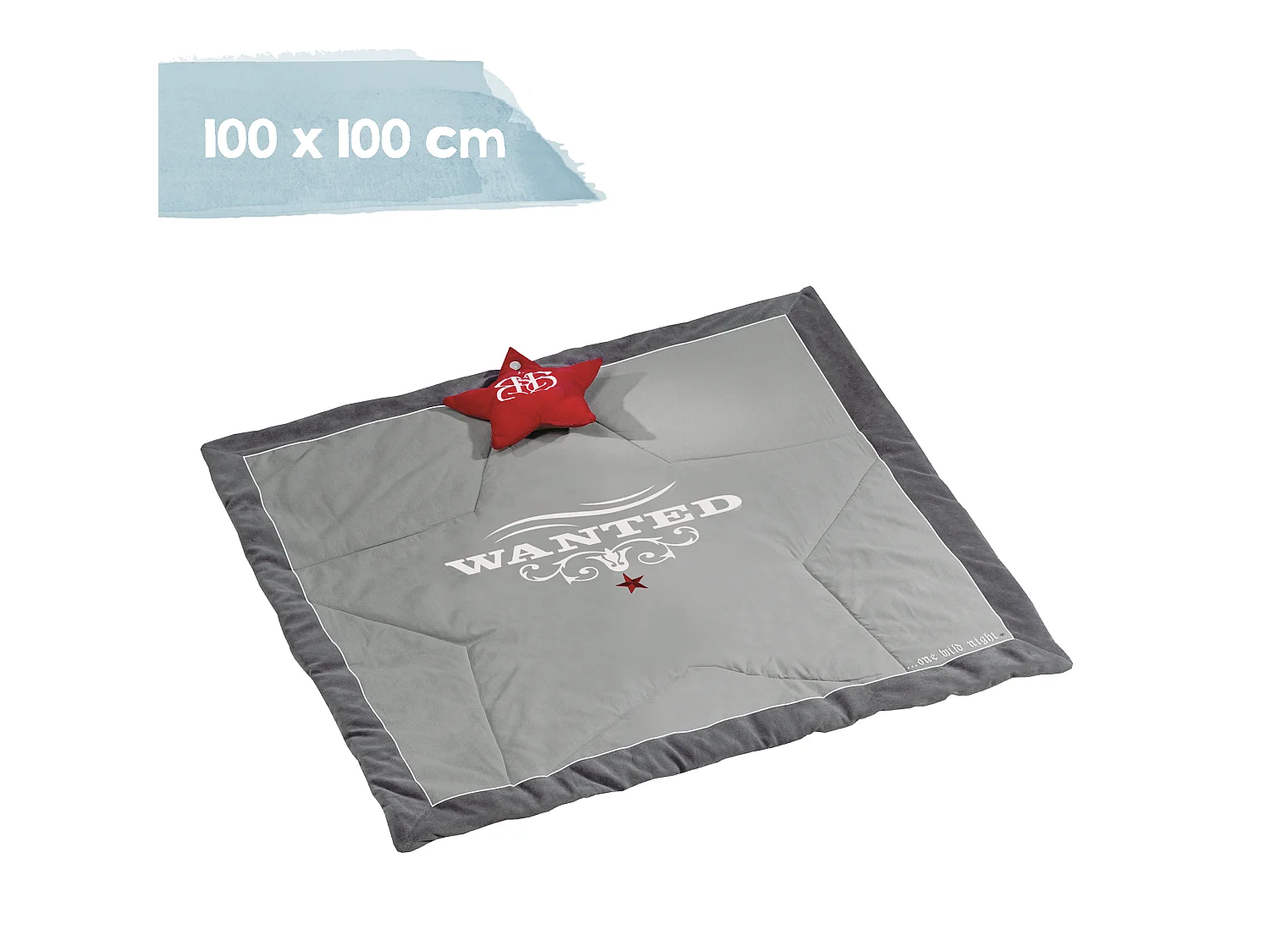 Tapis de Jeu et Couverture Rampante Roba Rock Star Baby Doux et Confortable
