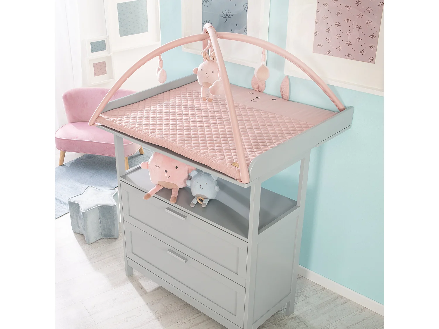 Krabbeldecke roba Style mit Spielbogen