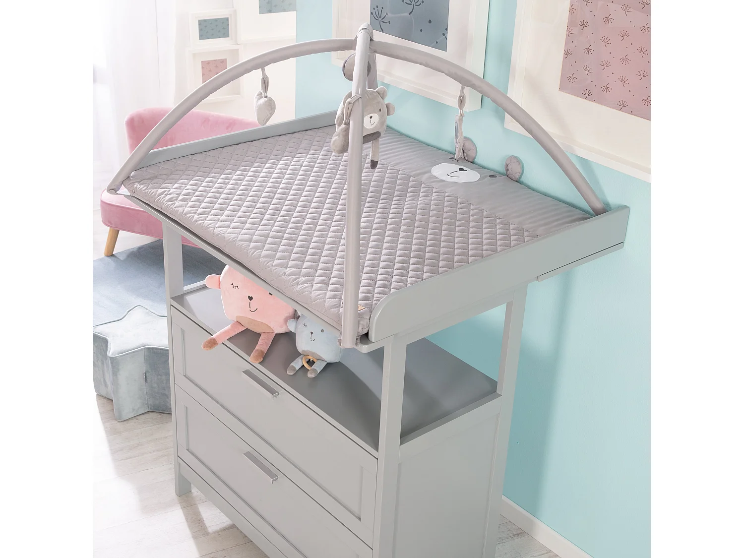 Krabbeldecke roba Style mit Spielbogen