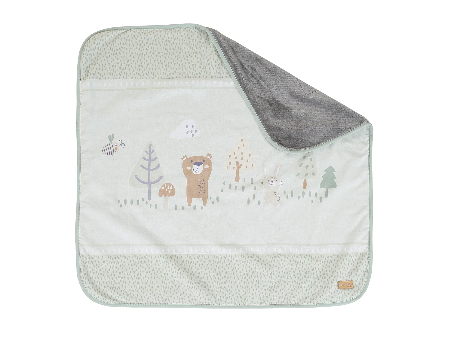 BABYDECKE 80 x 80 cm Woodland Buddies