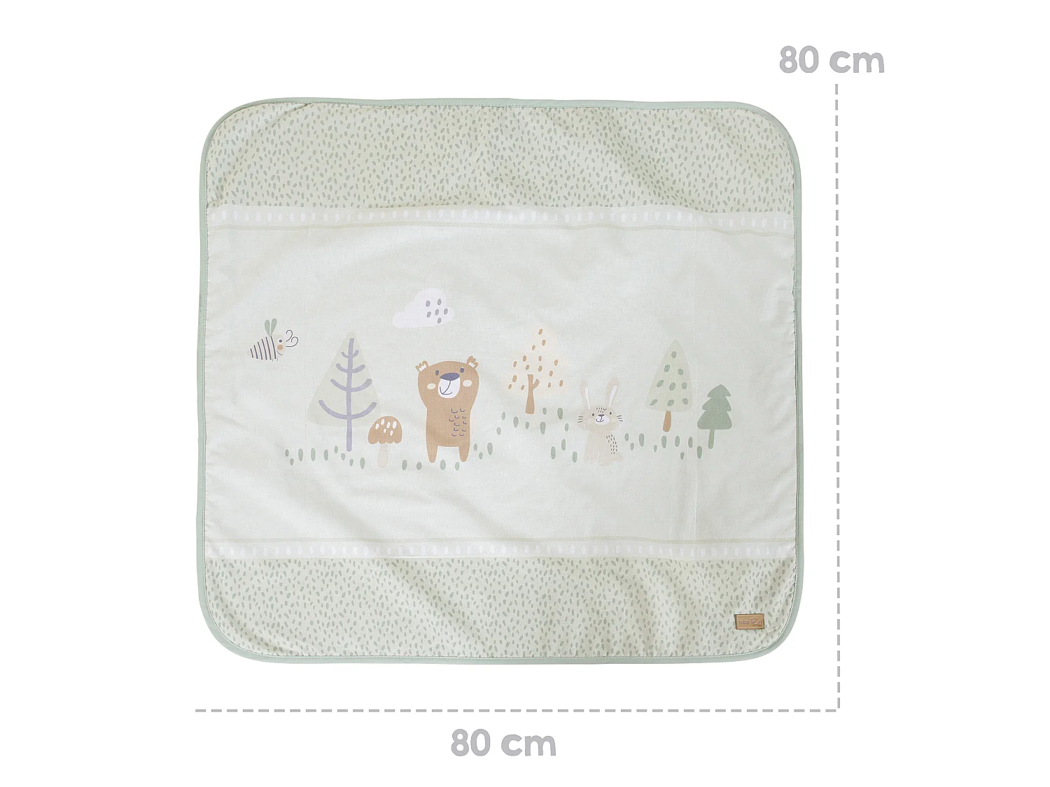 BABYDECKE 80 x 80 cm Woodland Buddies