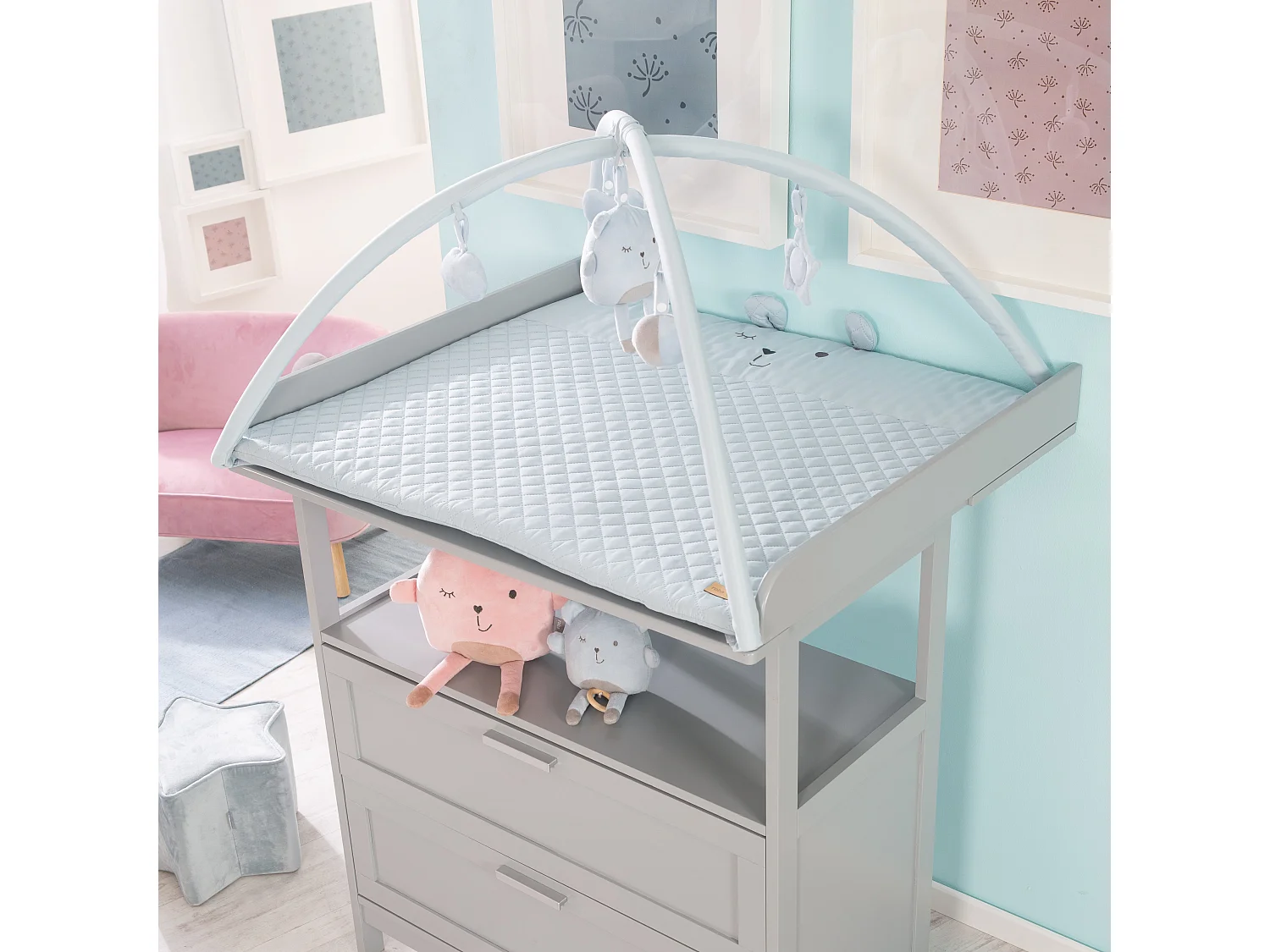 Krabbeldecke roba Style mit Spielbogen