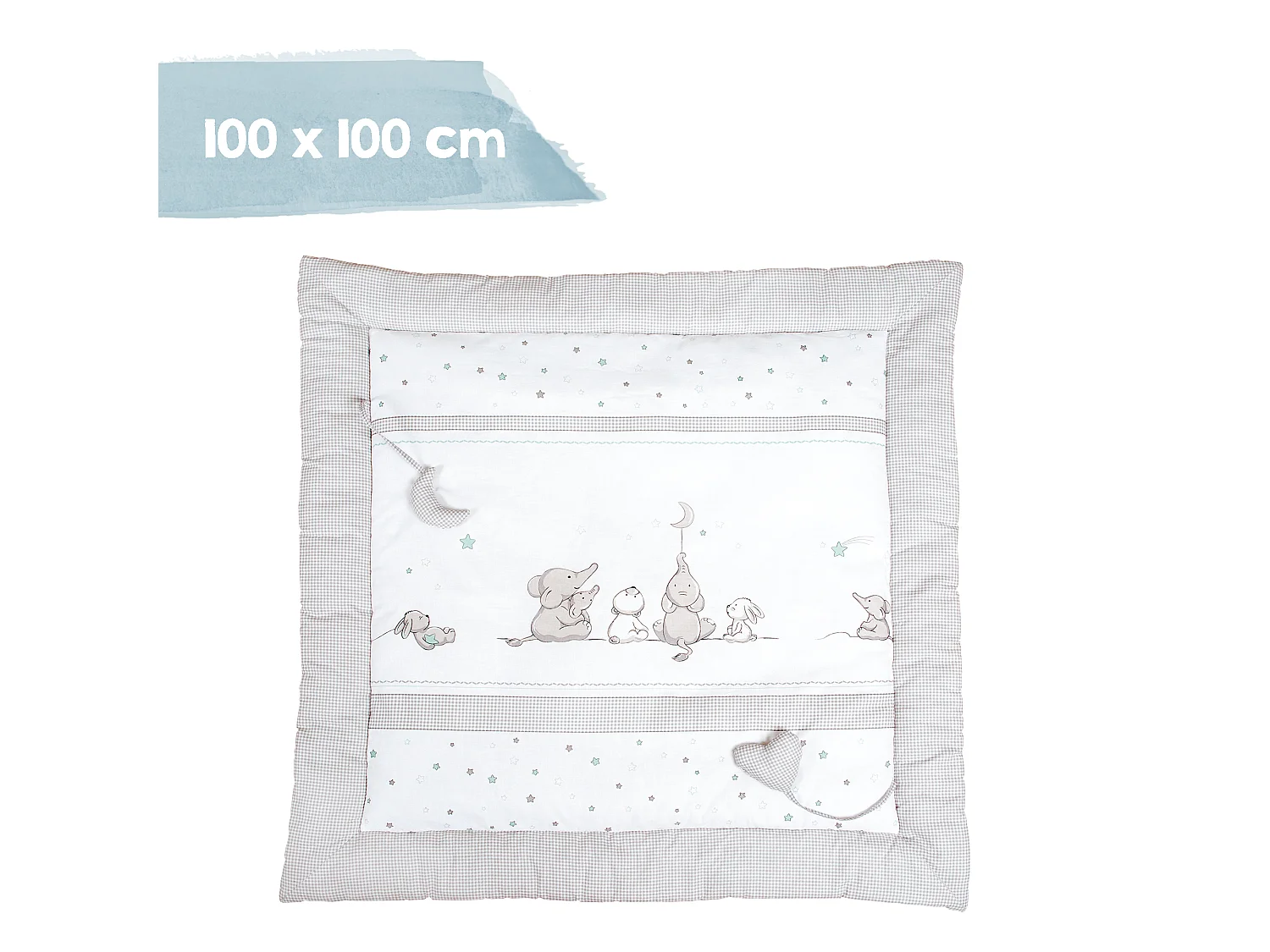 Tapis de jeu et de ramper Roba Starry doux et sûr - Idéal pour une baby shower