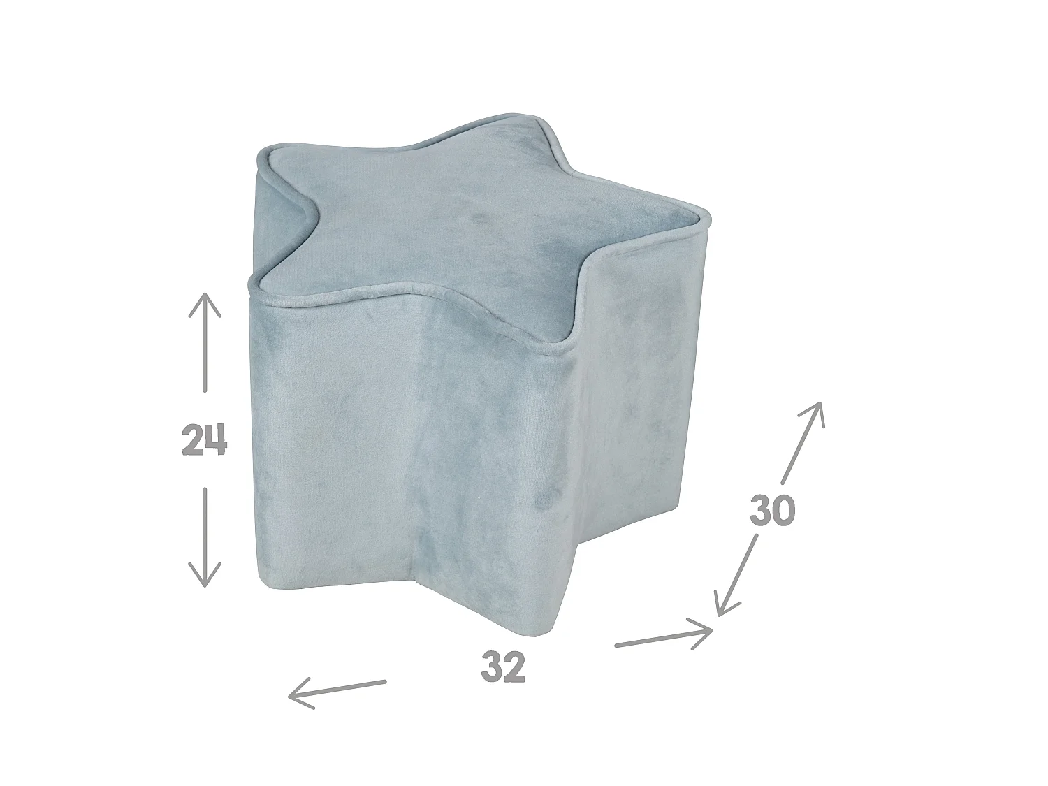 Kinderhocker in Sternform