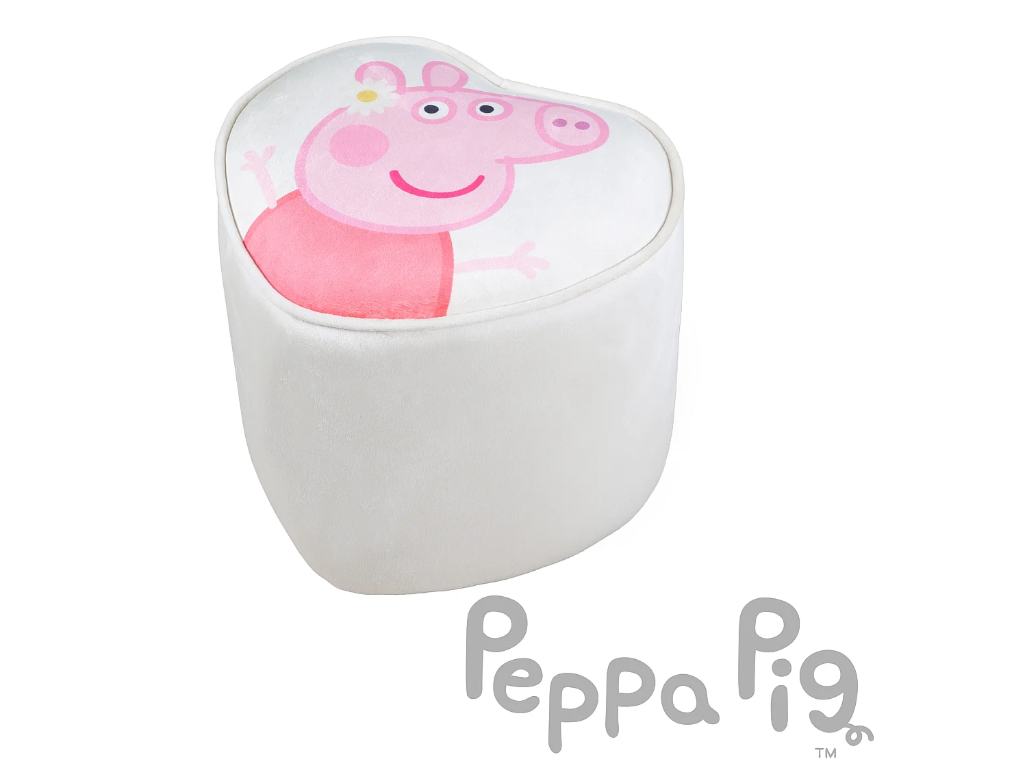Kinderkrukje in de vorm van een hart Peppa Pig - Comfortabel en veilig voor speeltijd