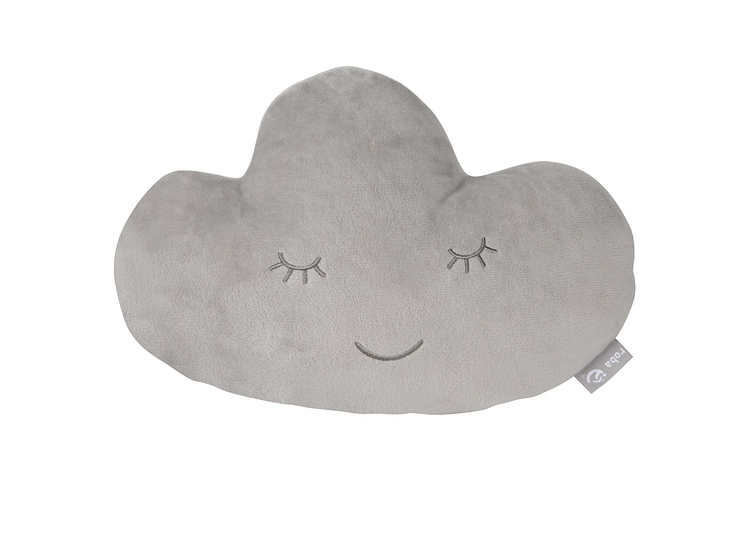 Ensemble Canapé Roba Lil avec Canapé, Fauteuil & Coussin en Forme de Nuage - Gris Argenté, Style Rétro, Velours, Mobilier pour Enfants