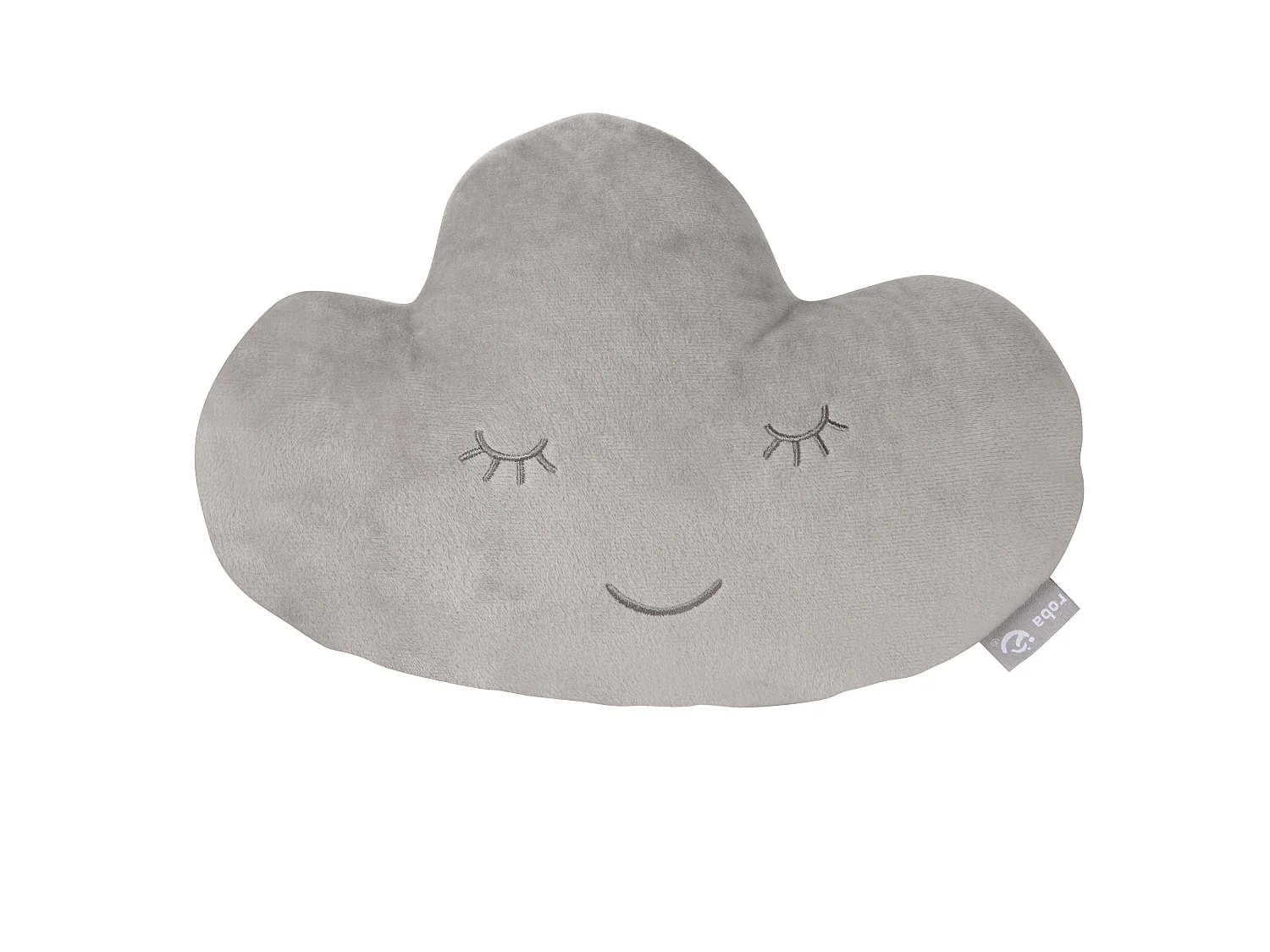 Ensemble Canapé Roba Lil avec Canapé, Fauteuil & Coussin en Forme de Nuage - Gris Argenté, Style Rétro, Velours, Mobilier pour Enfants
