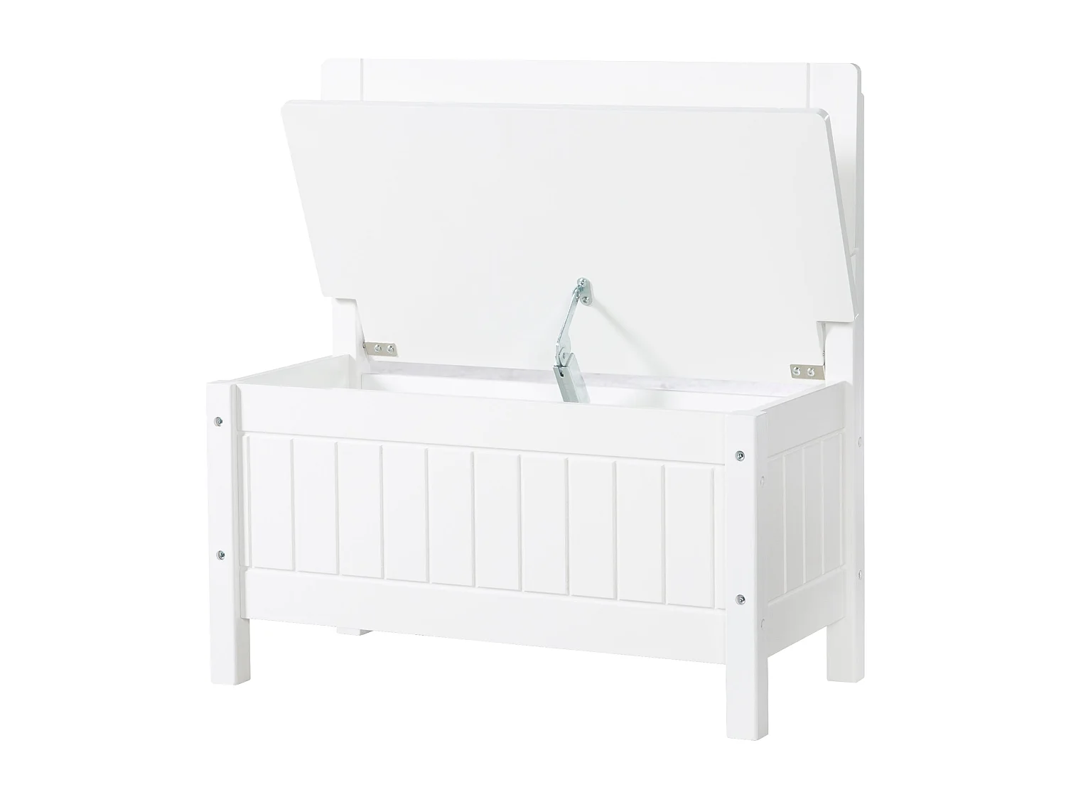 Roba White Kids Opbergbank met Landhaus-stijl ontwerp