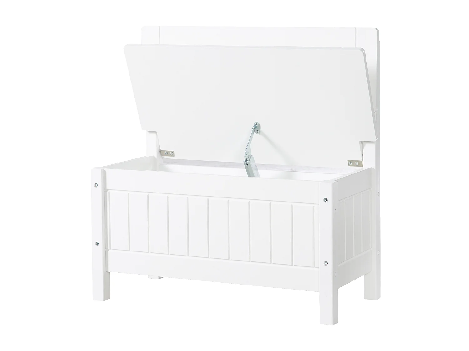 Roba White Kids Opbergbank met Landhaus-stijl ontwerp