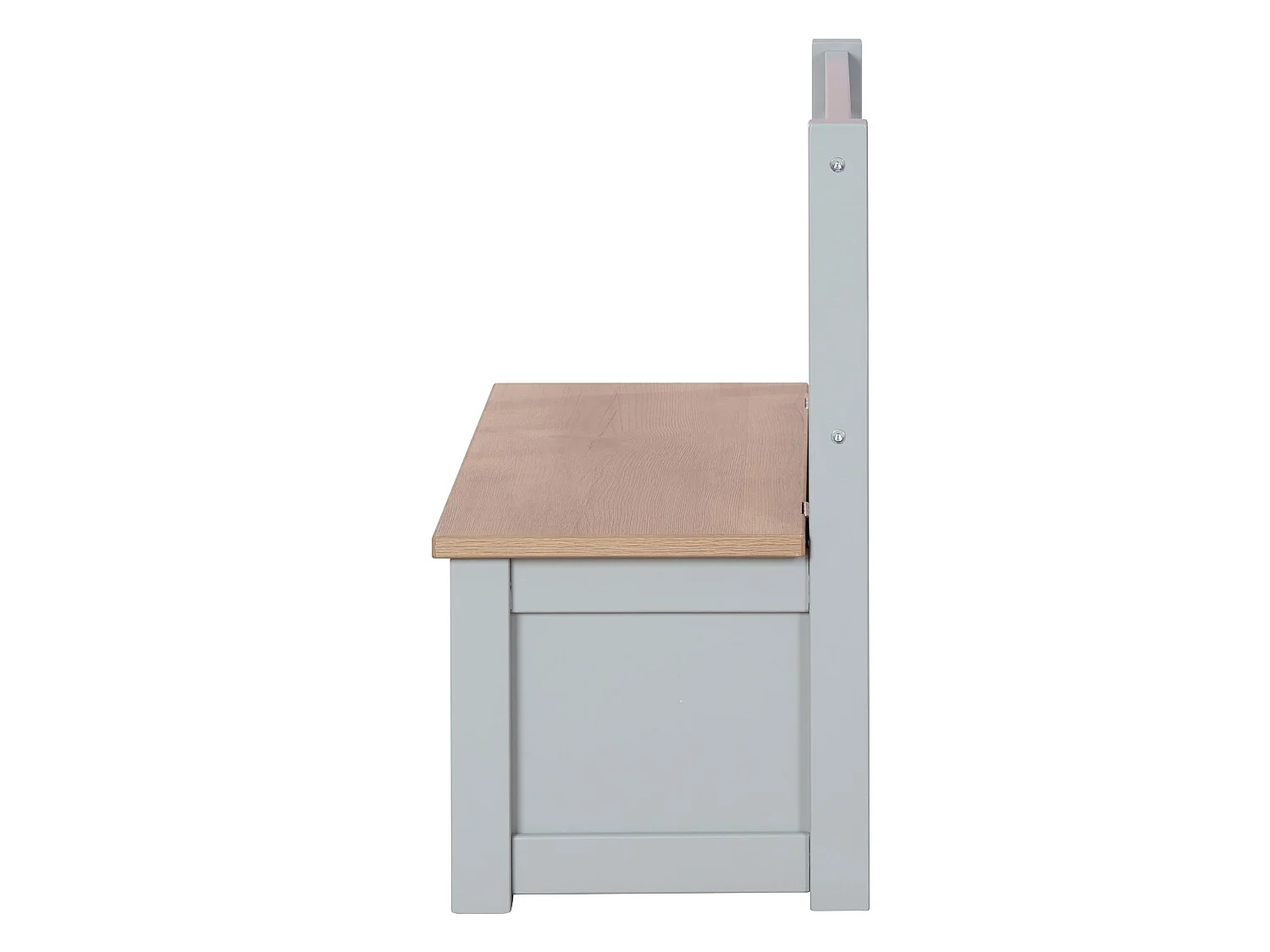 Roba Kindertruhenbank 'Woody' Baúl de Juguete de Madera en Taupe con Almacenamiento para Niños 18M+