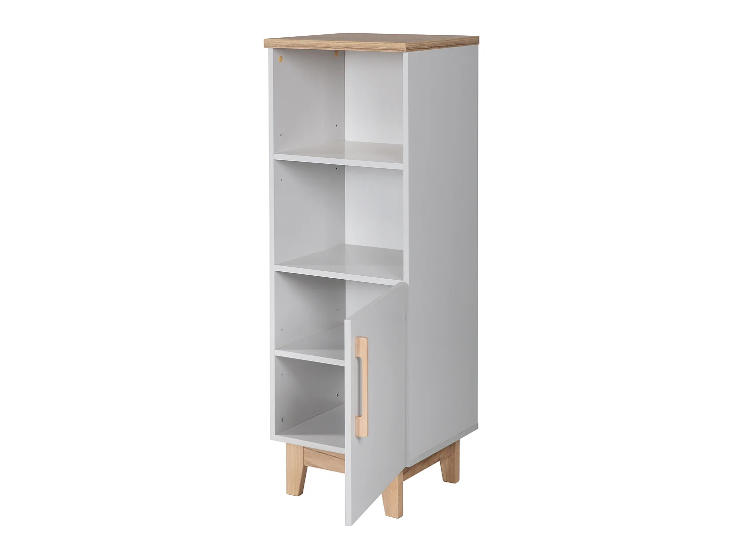 Étagère Roba Caro avec Porte à Fermeture Douce et Design Flottant - Finition Goldeiche