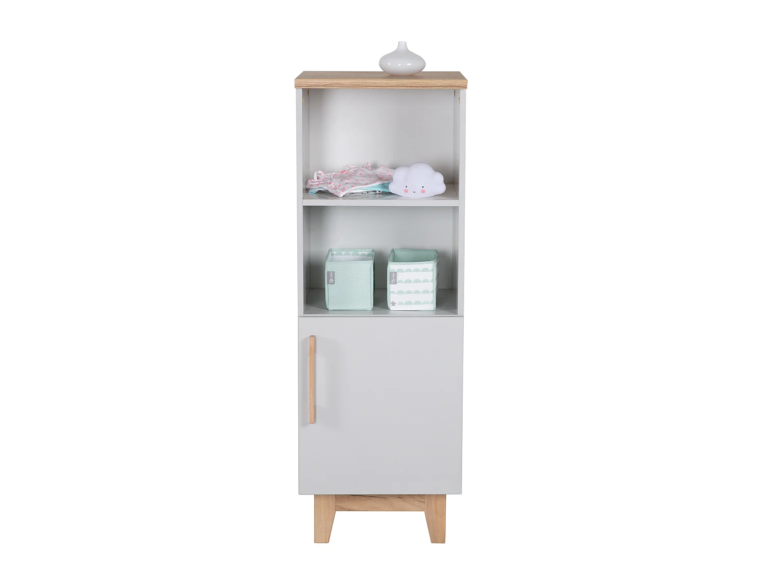 Étagère Roba Caro avec Porte à Fermeture Douce et Design Flottant - Finition Goldeiche
