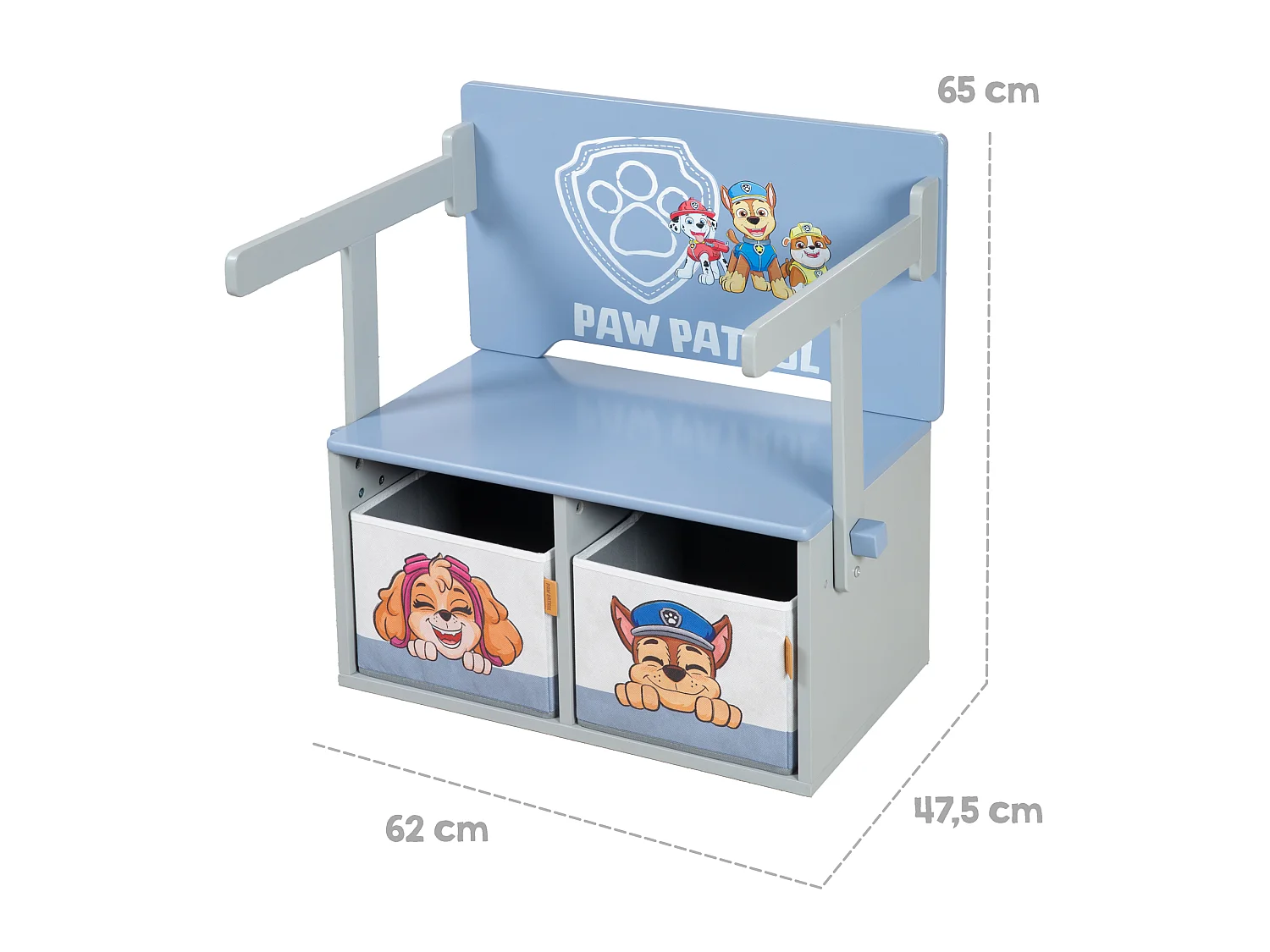 Klappbare Sitzbank Paw Patrol