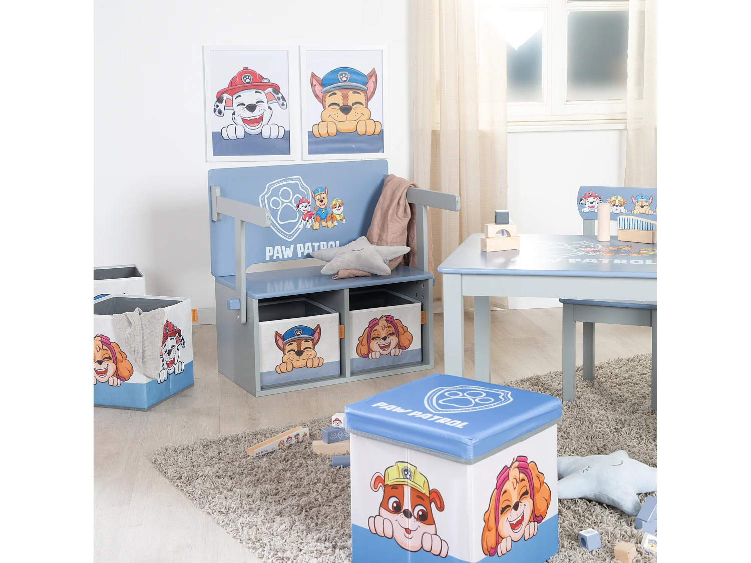 Klappbare Sitzbank Paw Patrol