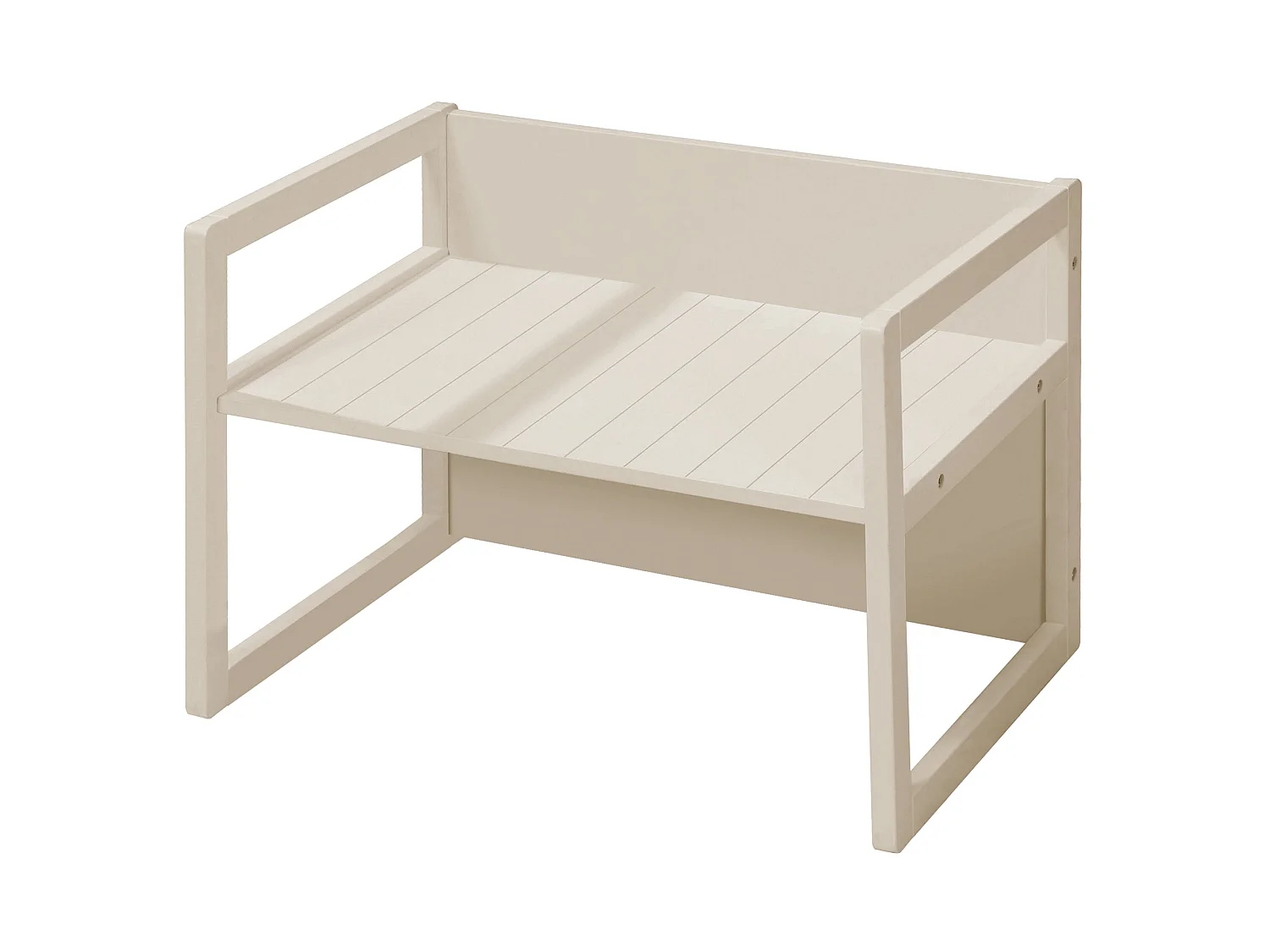 Sitzbank Landhaus Beige für Babys und Kinder