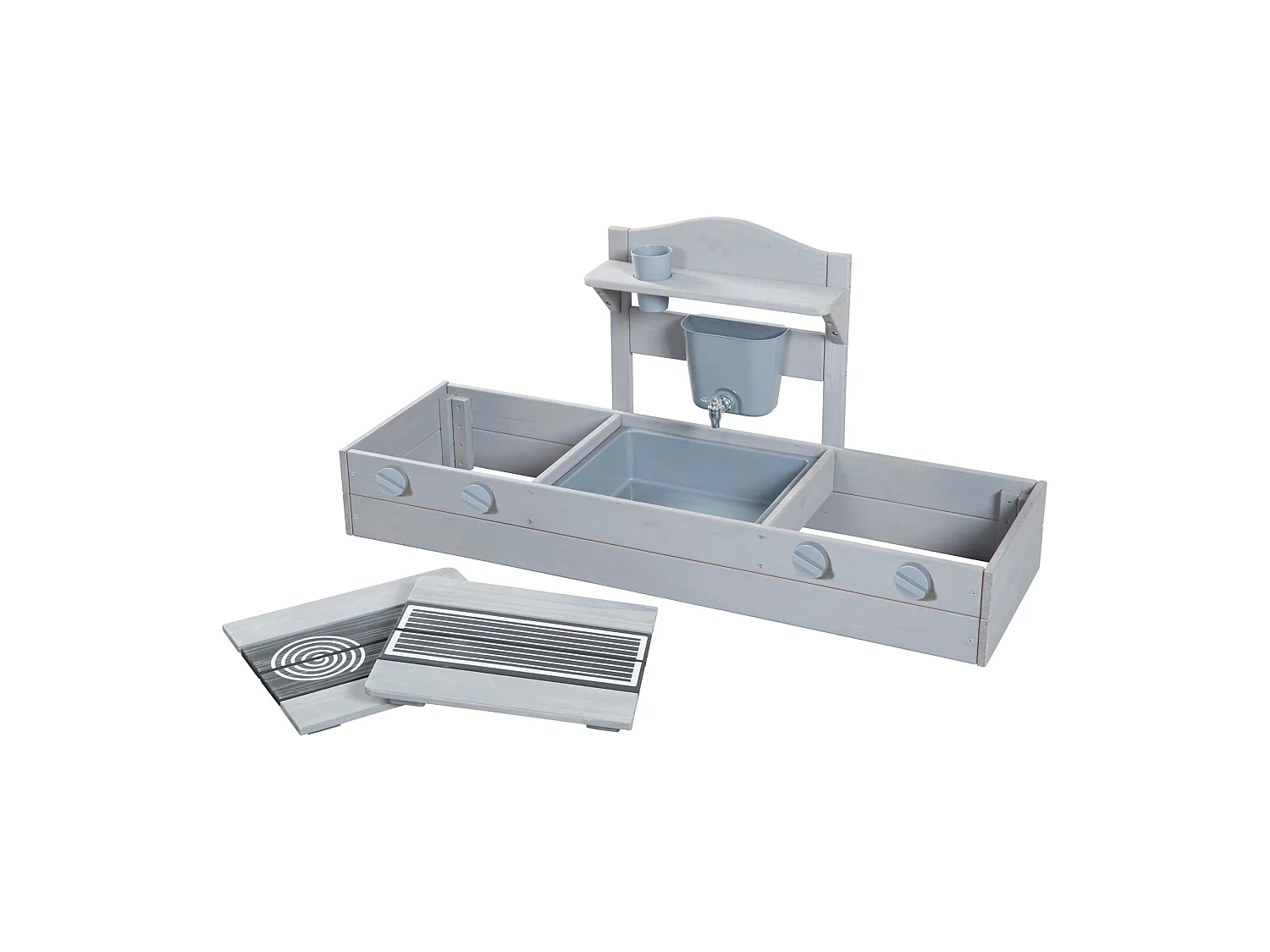 2in1 FSC® Balkonsandkasten & Matschküche
