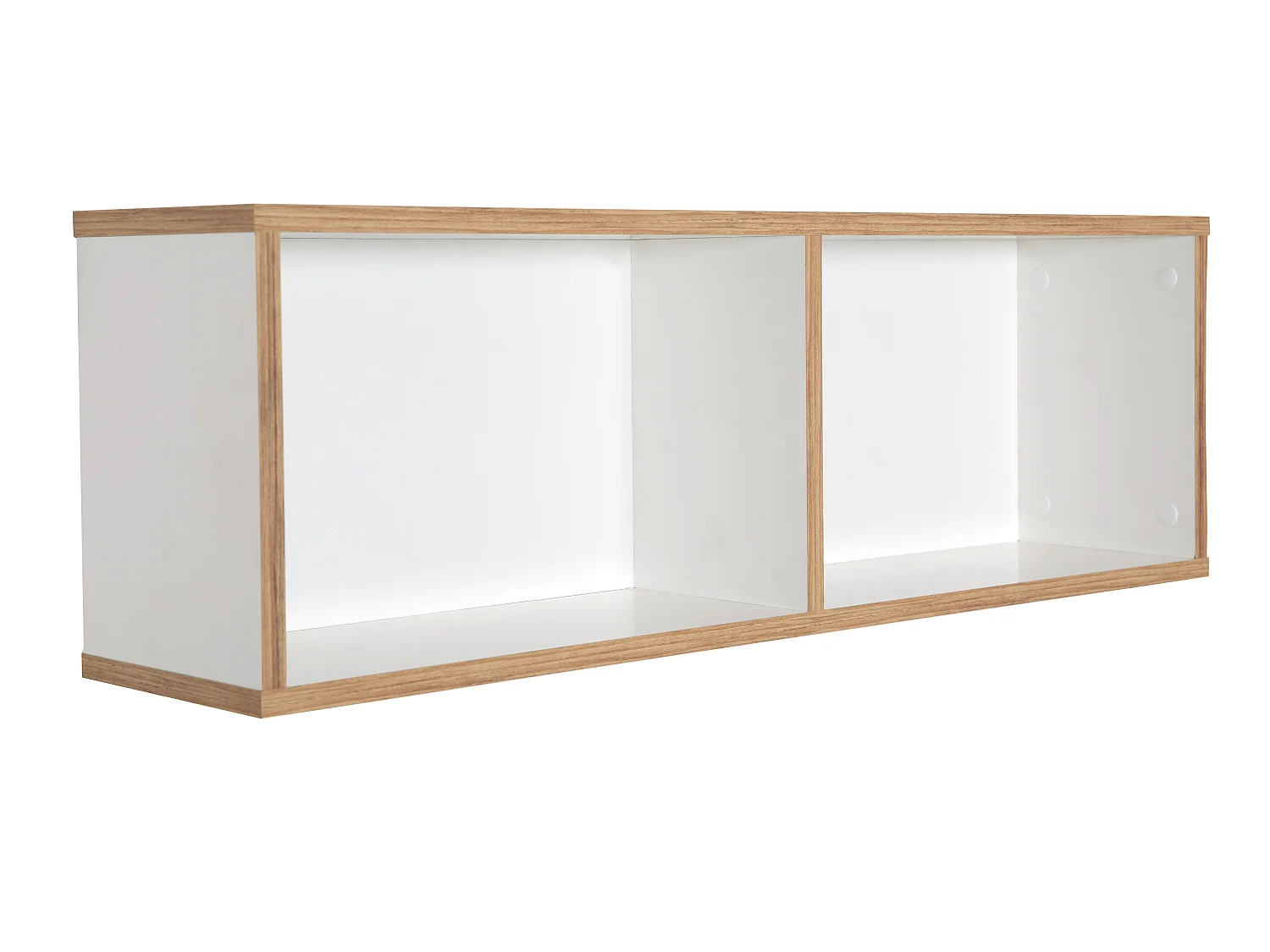 Estantería de Pared Roba Finn para Habitación de Bebé y Niños - Blanco/Roble Dorado - Estilo Escandinavo