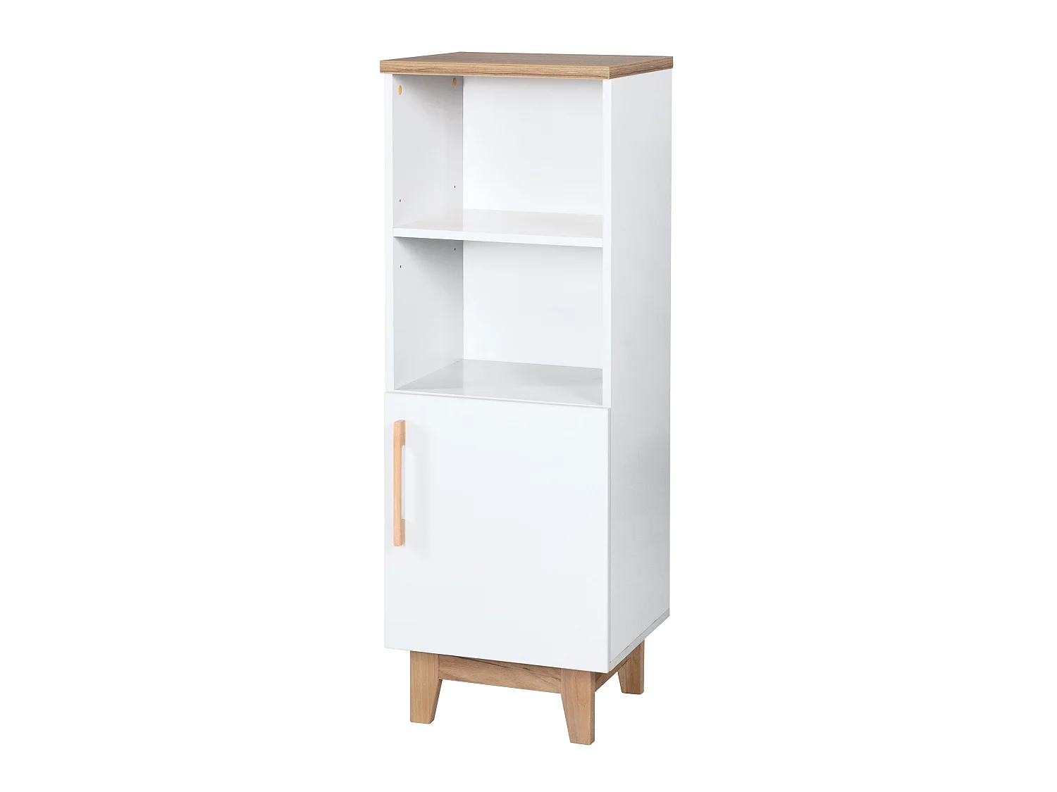 Roba Standregal 'Finn' avec Porte à Fermeture Douce et Design Flottant - Finition Chêne Doré