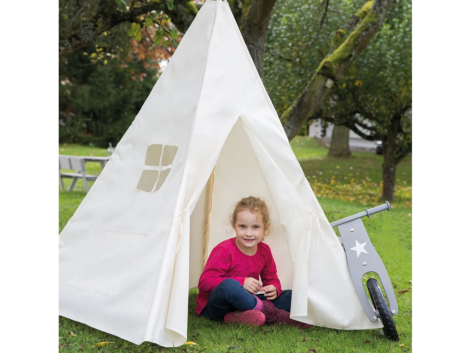 Kinderspielhaus Indianerzelt Tipi