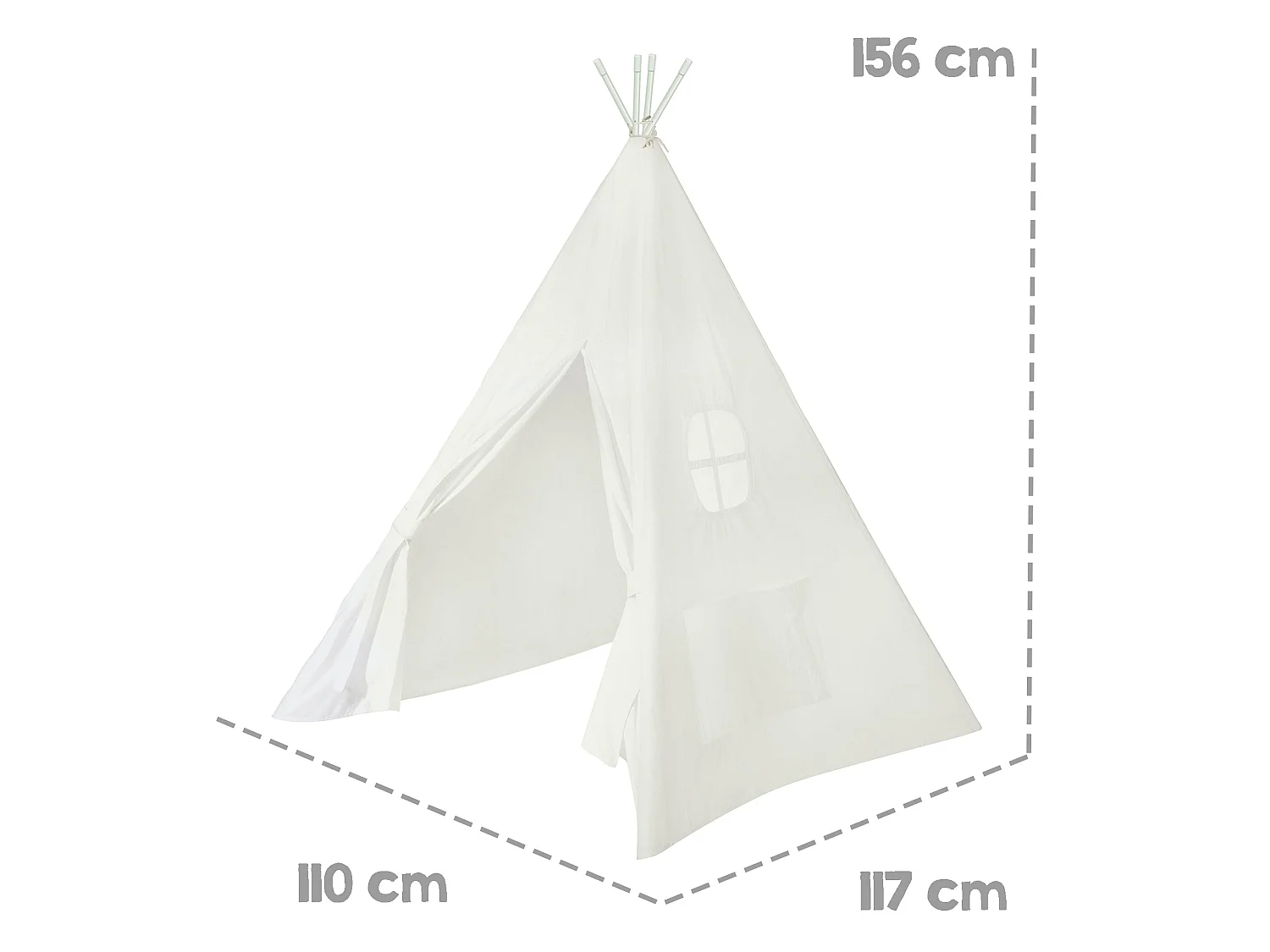 Kinderspielhaus Indianerzelt Tipi