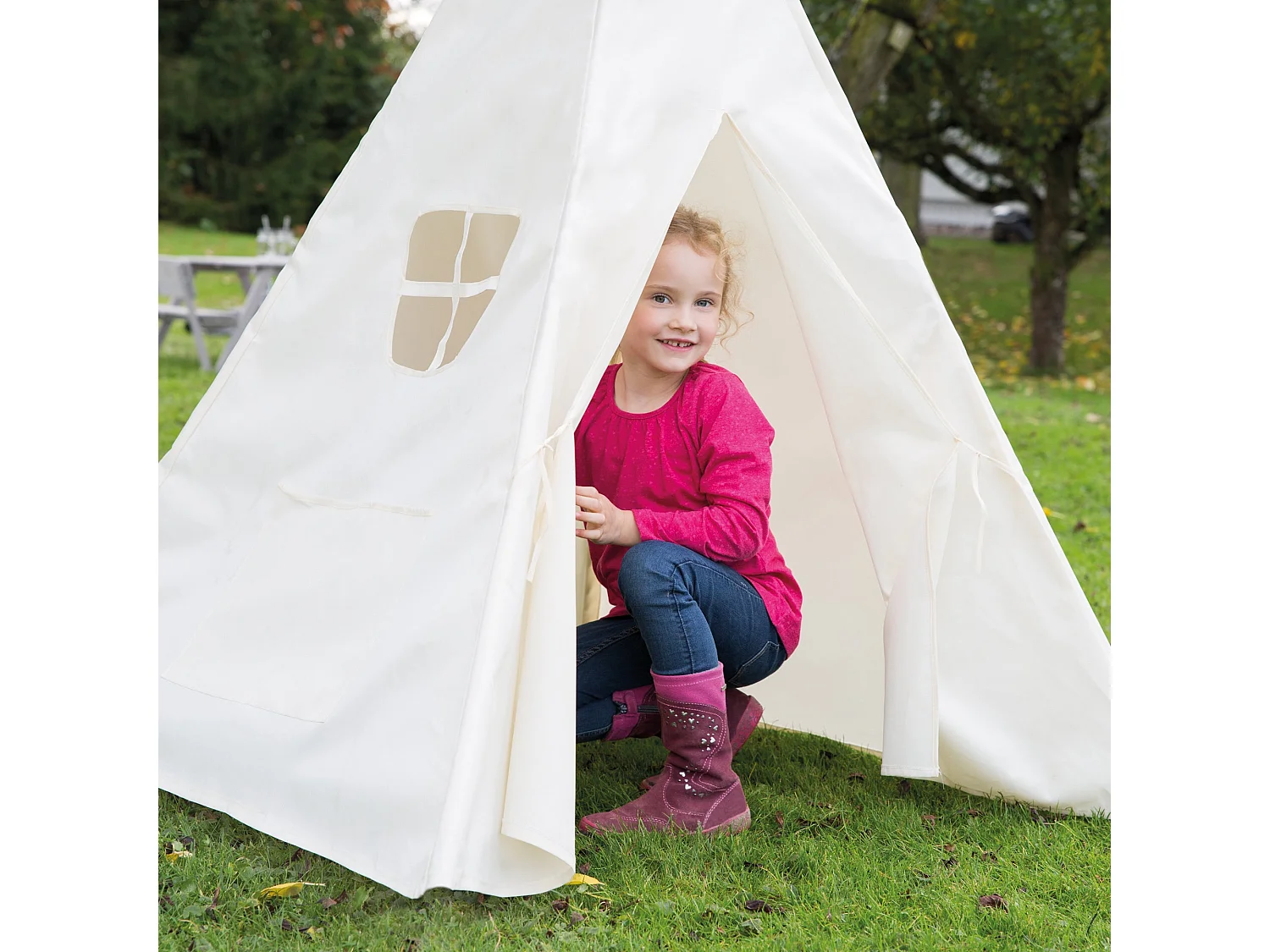 Kinderspielhaus Indianerzelt Tipi