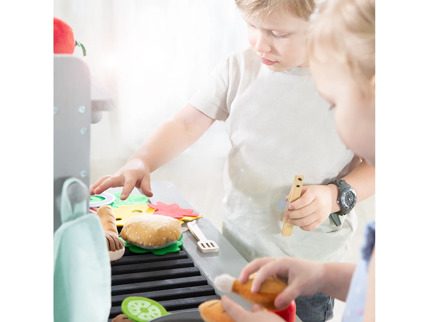 Matschküche BBQ mit Spielwanne