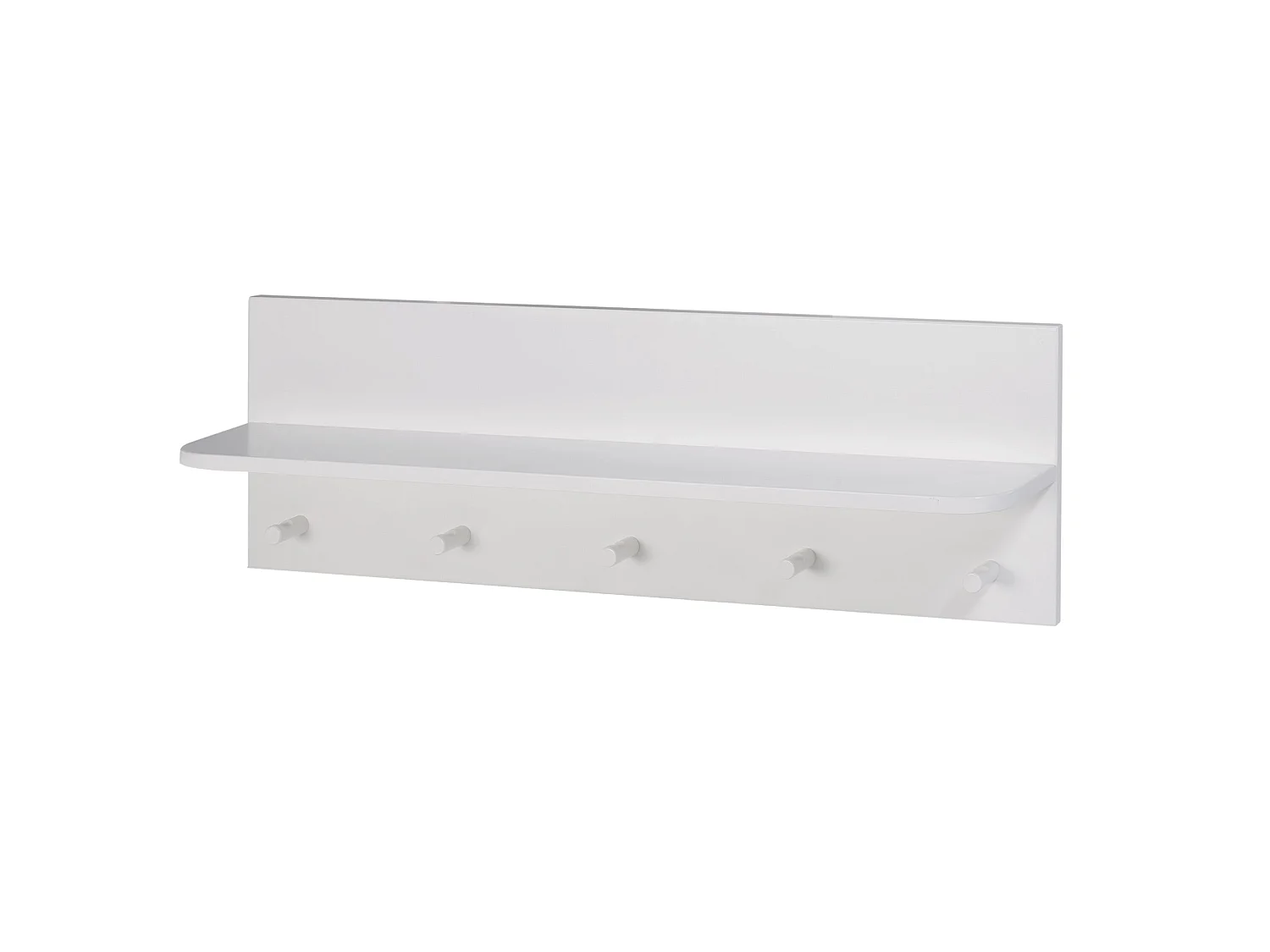 Estante de Pared Gris Moderna Maren 2 con Almacenamiento y Ganchos para la Habitación de los Niños