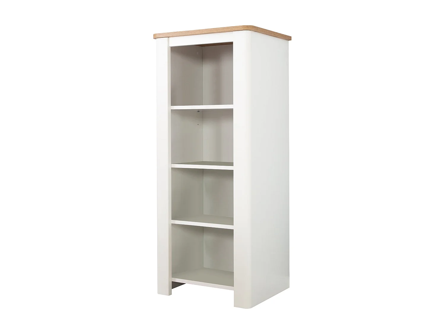Roba Ava White Standregal con Decoración de Roble Artesanal - Estantería Infantil y Solución de Almacenamiento