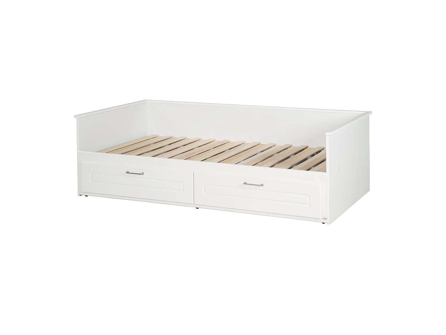 Roba Felicia White Daybed avec lit gigogne, 2 tiroirs, Idéal pour la chambre d'enfant