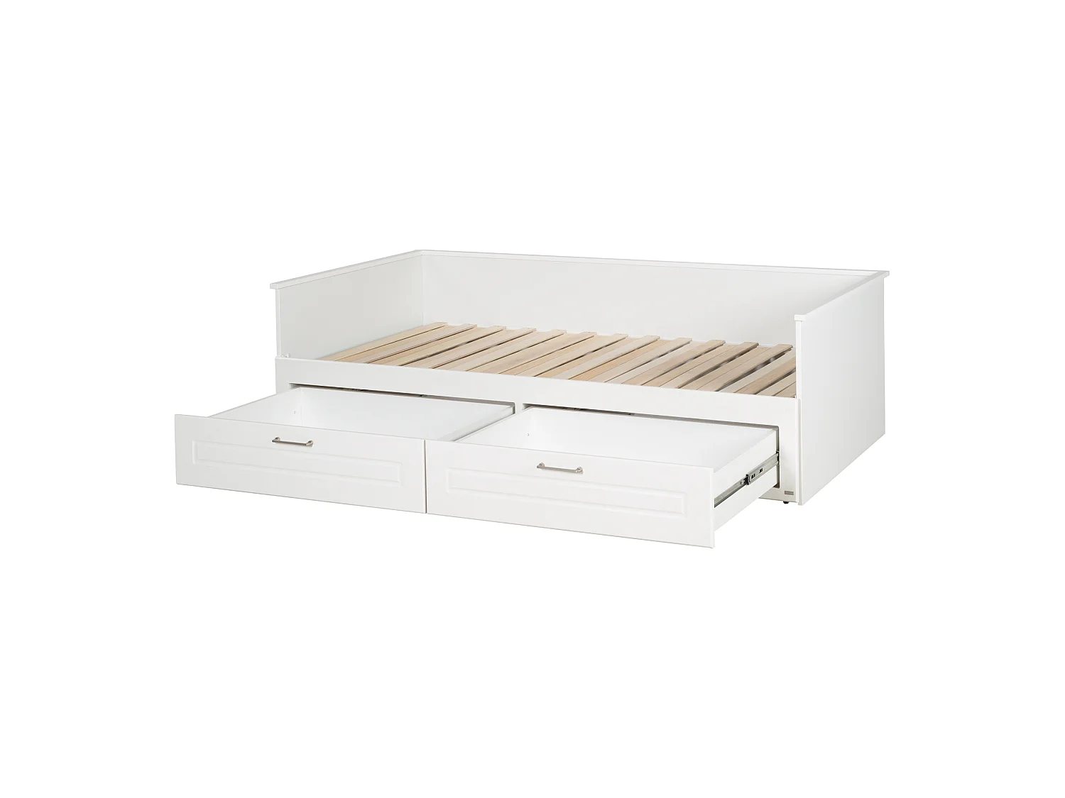 Roba Felicia White Daybed avec lit gigogne, 2 tiroirs, Idéal pour la chambre d'enfant