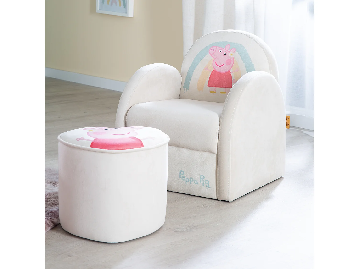 Chaise enfant Roba Peppa Pig Beige 50x44x45 cm