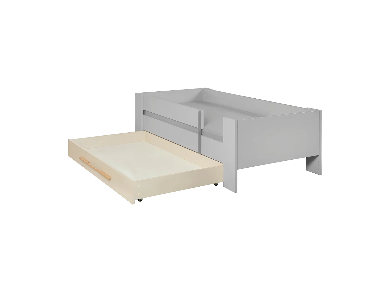 Lit enfant Flexi Grow "Kids" 90x200 cm avec rangement - Cashmere