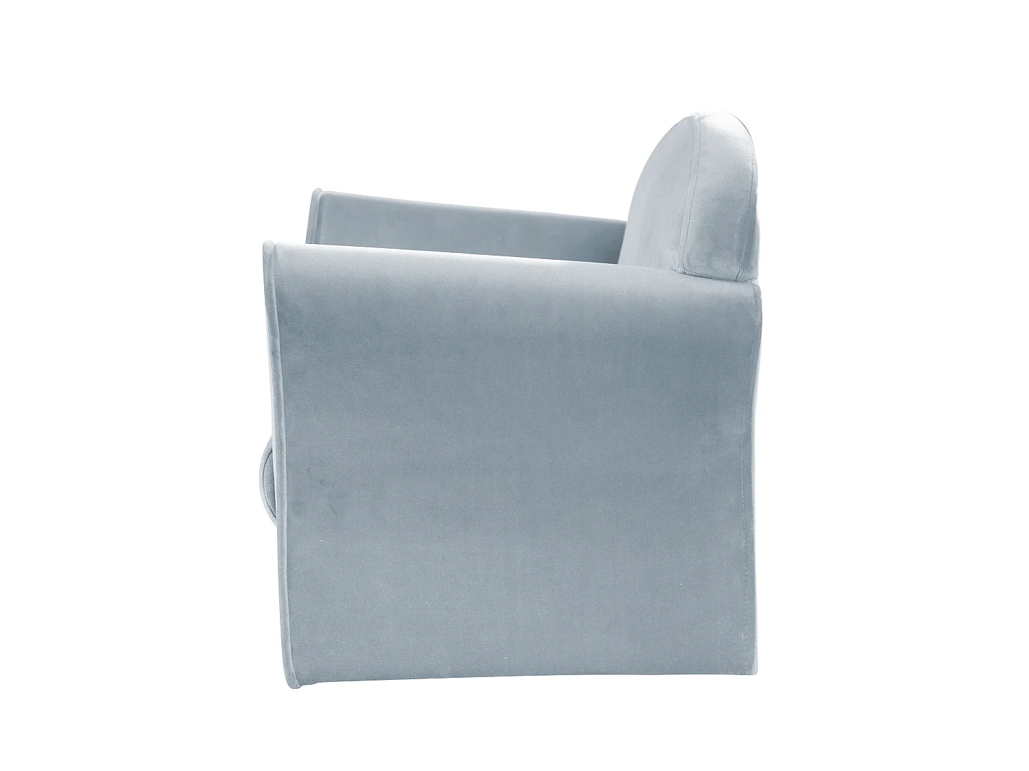 Fauteuil enfant roba avec accoudoirs en bleu ciel - Série Lil Sofa
