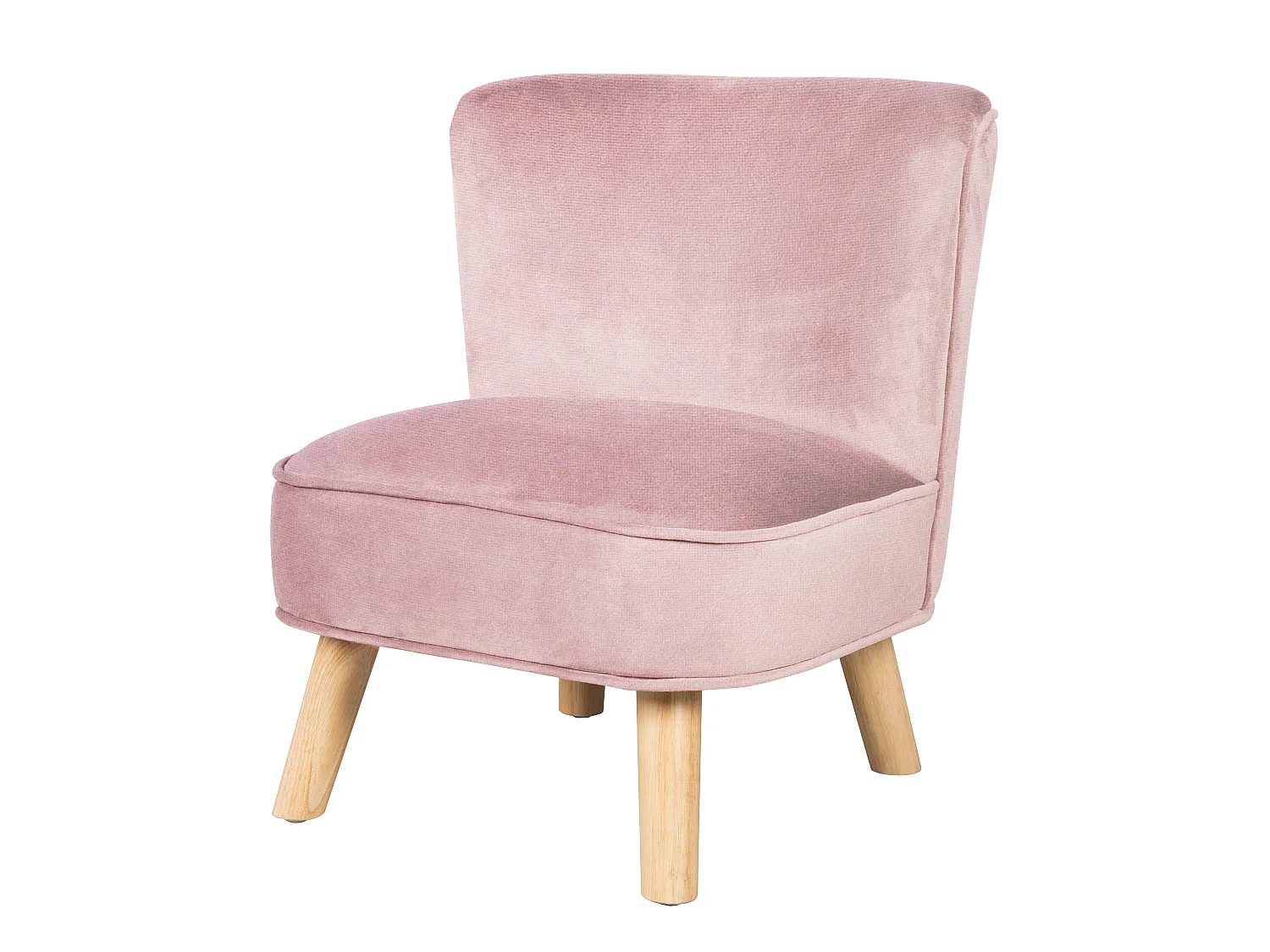 Roba Kindersessel Lil Sofa en Malva con Patas de Madera