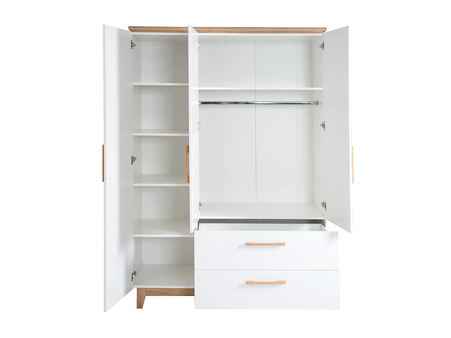 Armoire Enfant à 3 Portes Roba Finn avec Technologie de Fermeture Douce