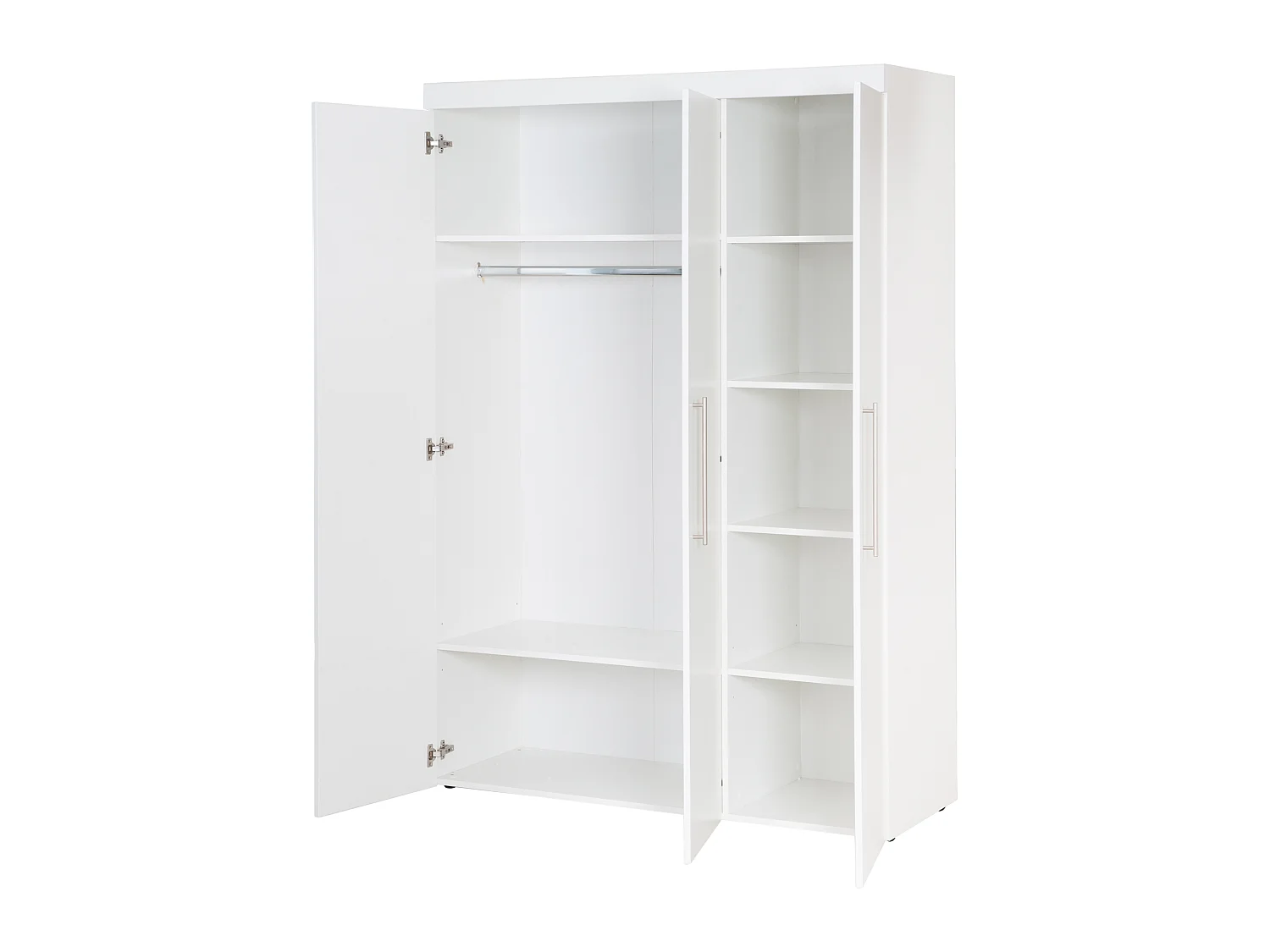 KLEIDERSCHRANK Kimi Gebrochenes Weiß