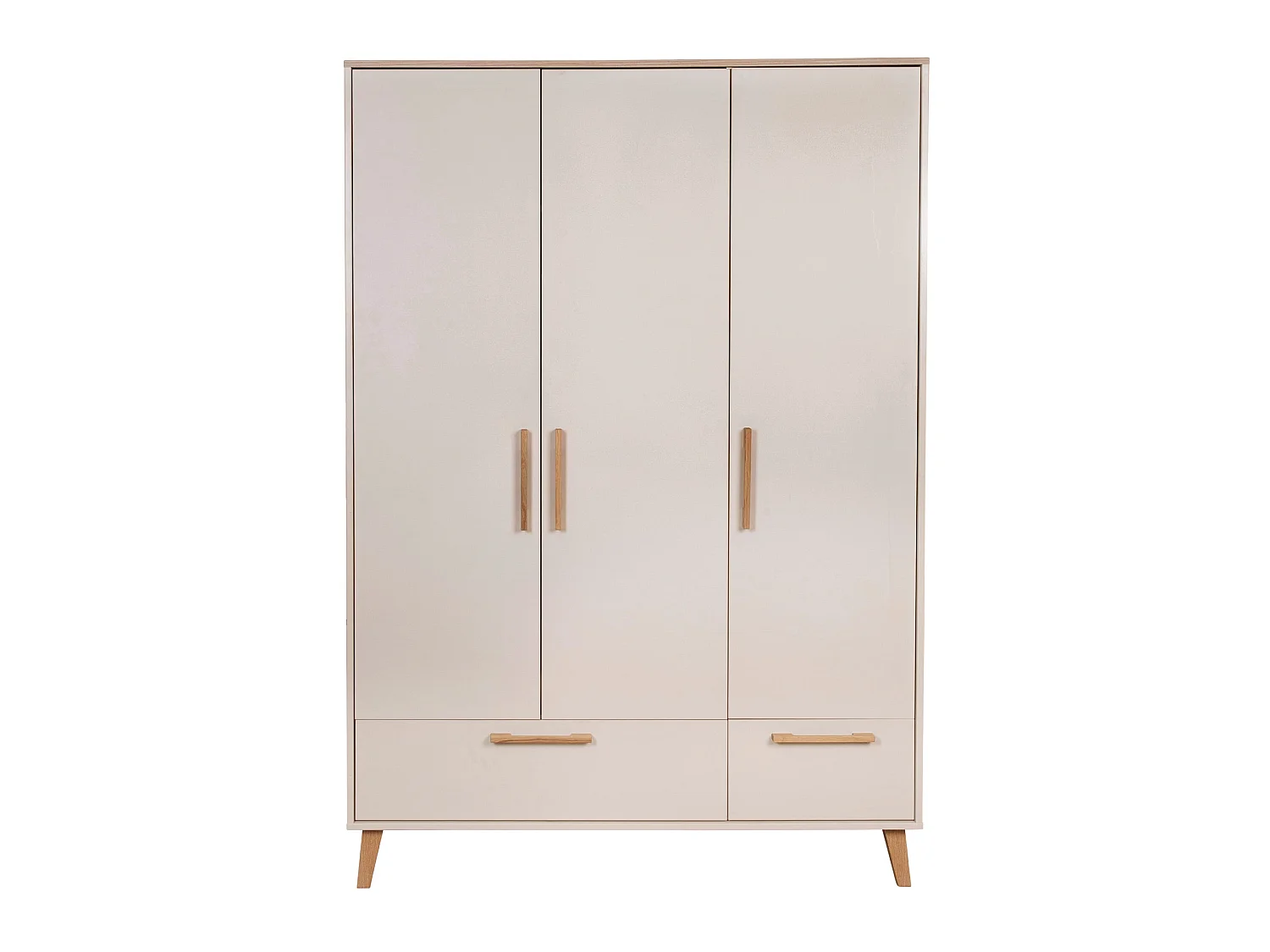 Armario para bebé de 3 puertas Jil Virginia Chestnut & Cashmere