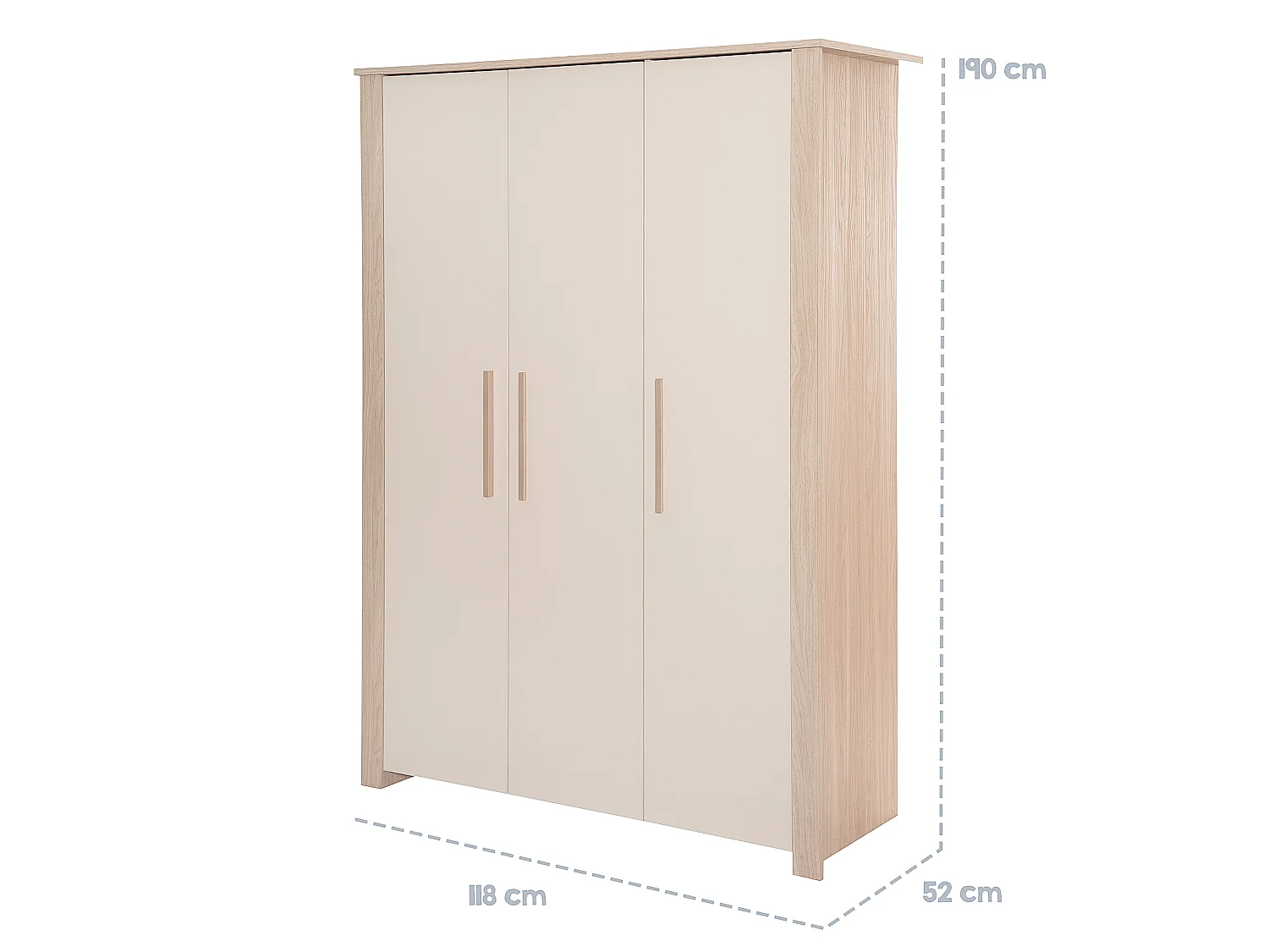 Kleiderschrank Momo Beige