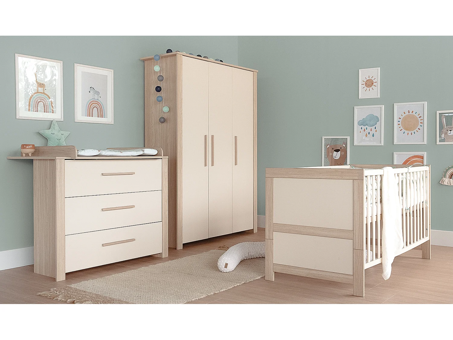 Kleiderschrank Momo Beige