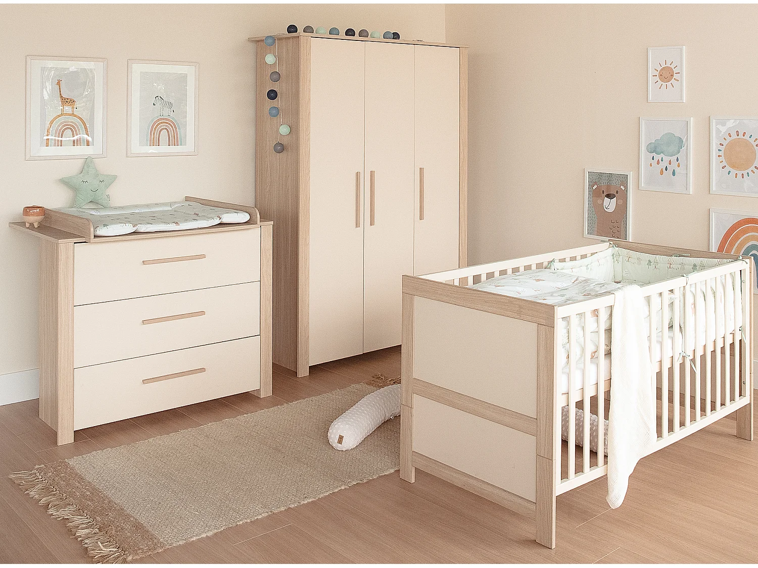 Kleiderschrank Momo Beige