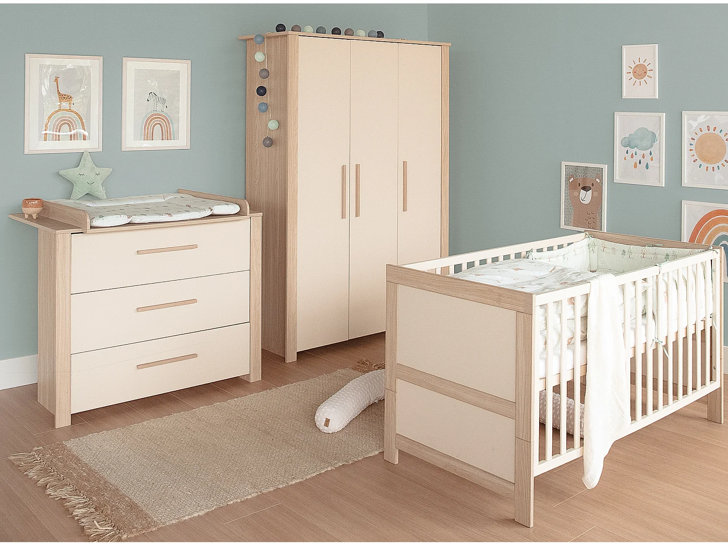 Kleiderschrank Momo Beige