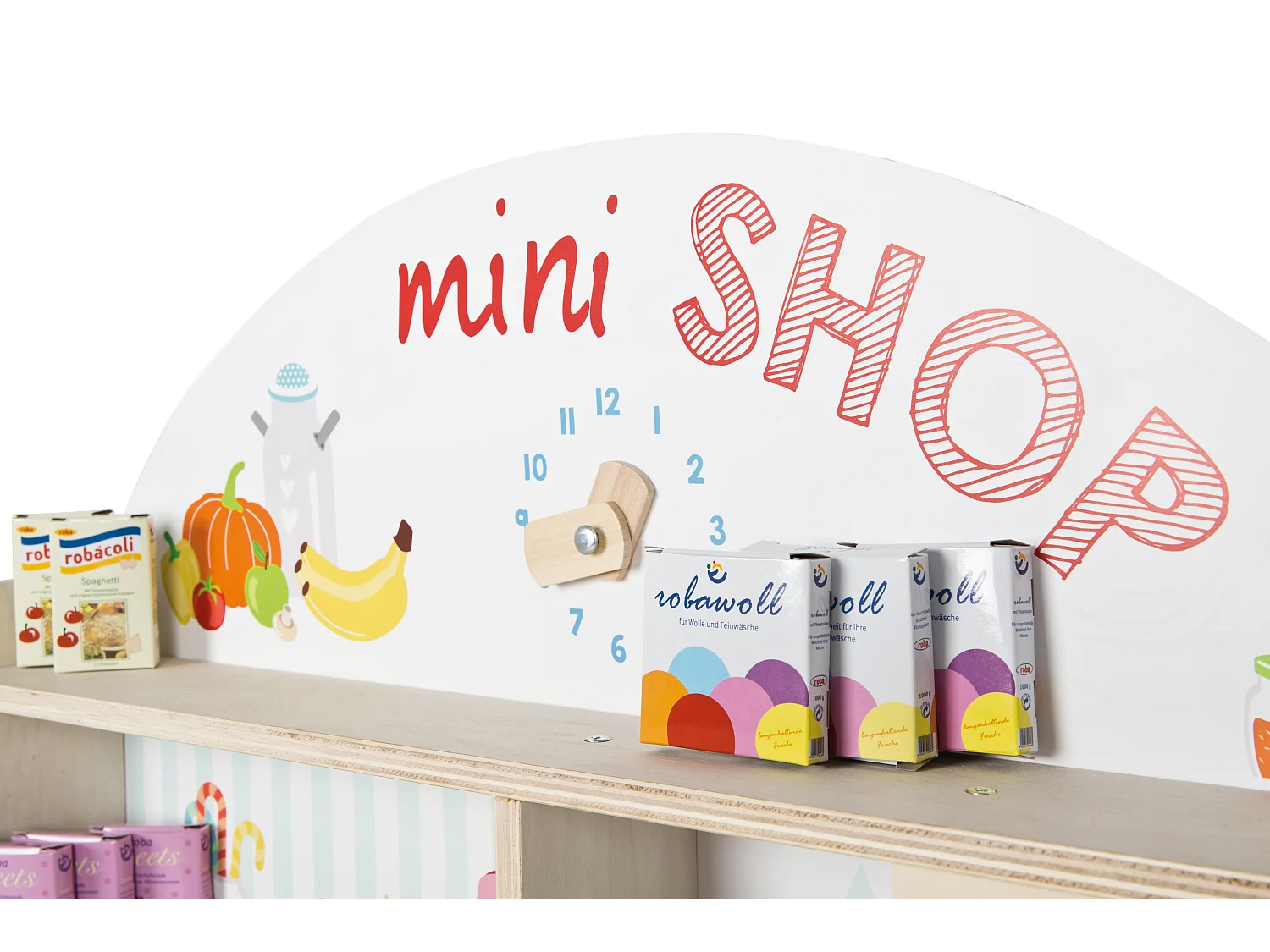 Stand de Marché en Bois Roba avec Tableau et Accessoires 9714