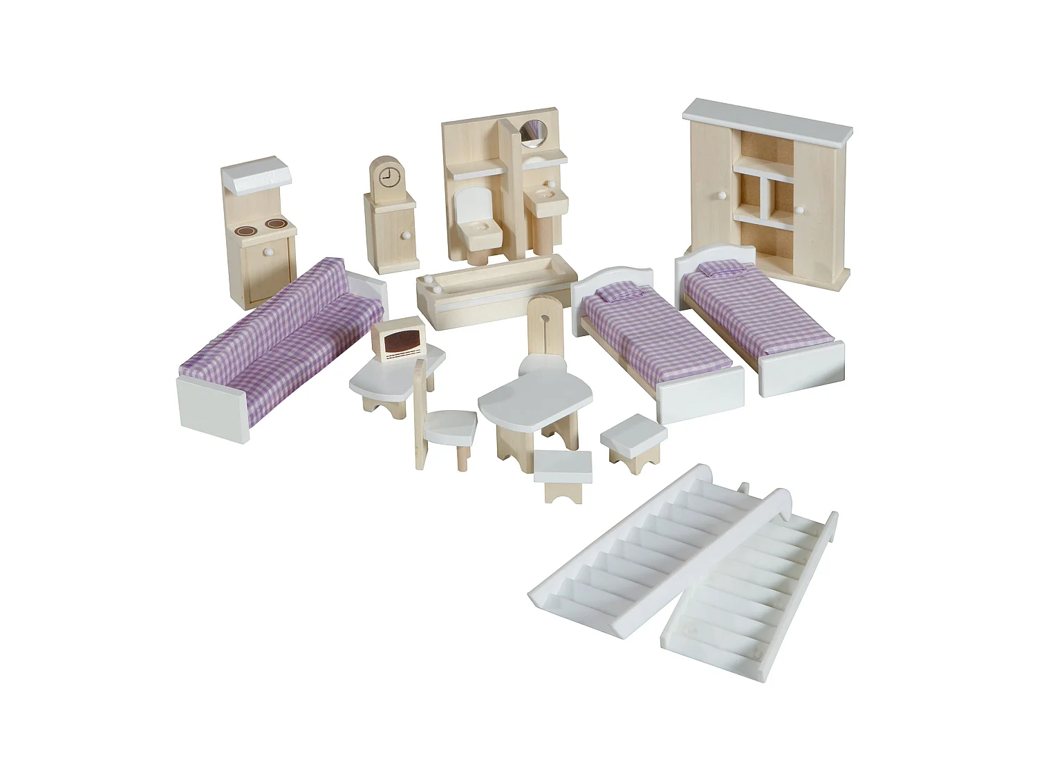 Puppenhaus blau/rosa