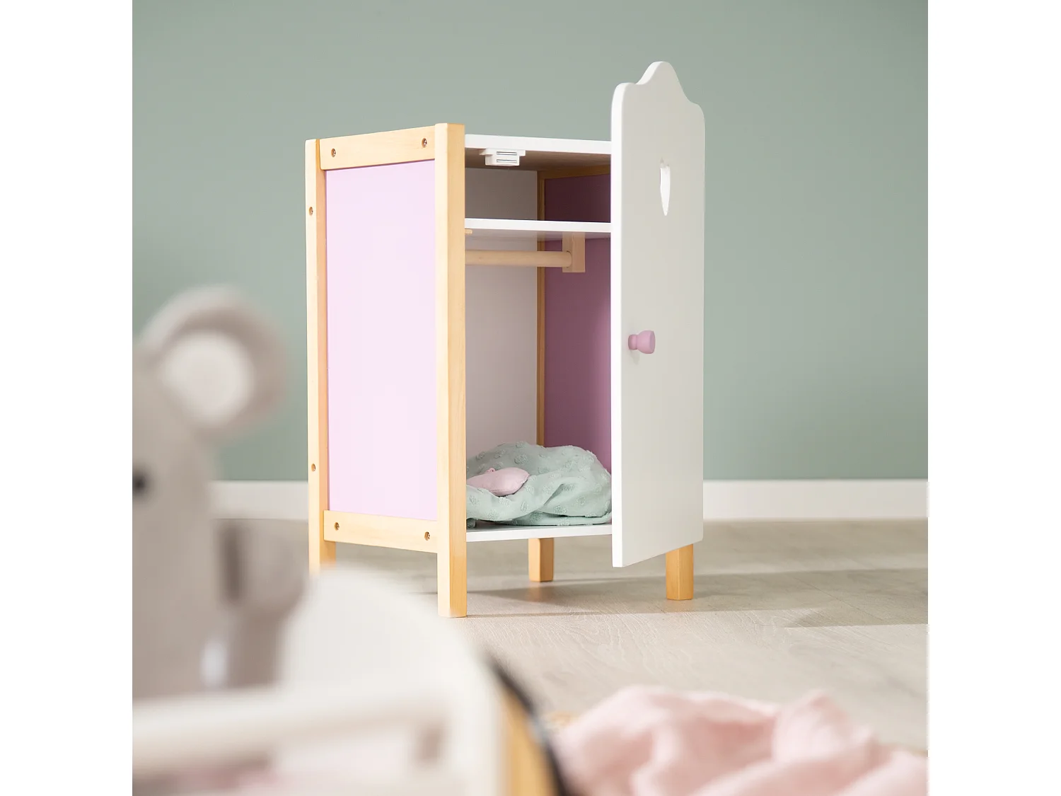 PUPPENKLEIDERSCHRANK Scarlett