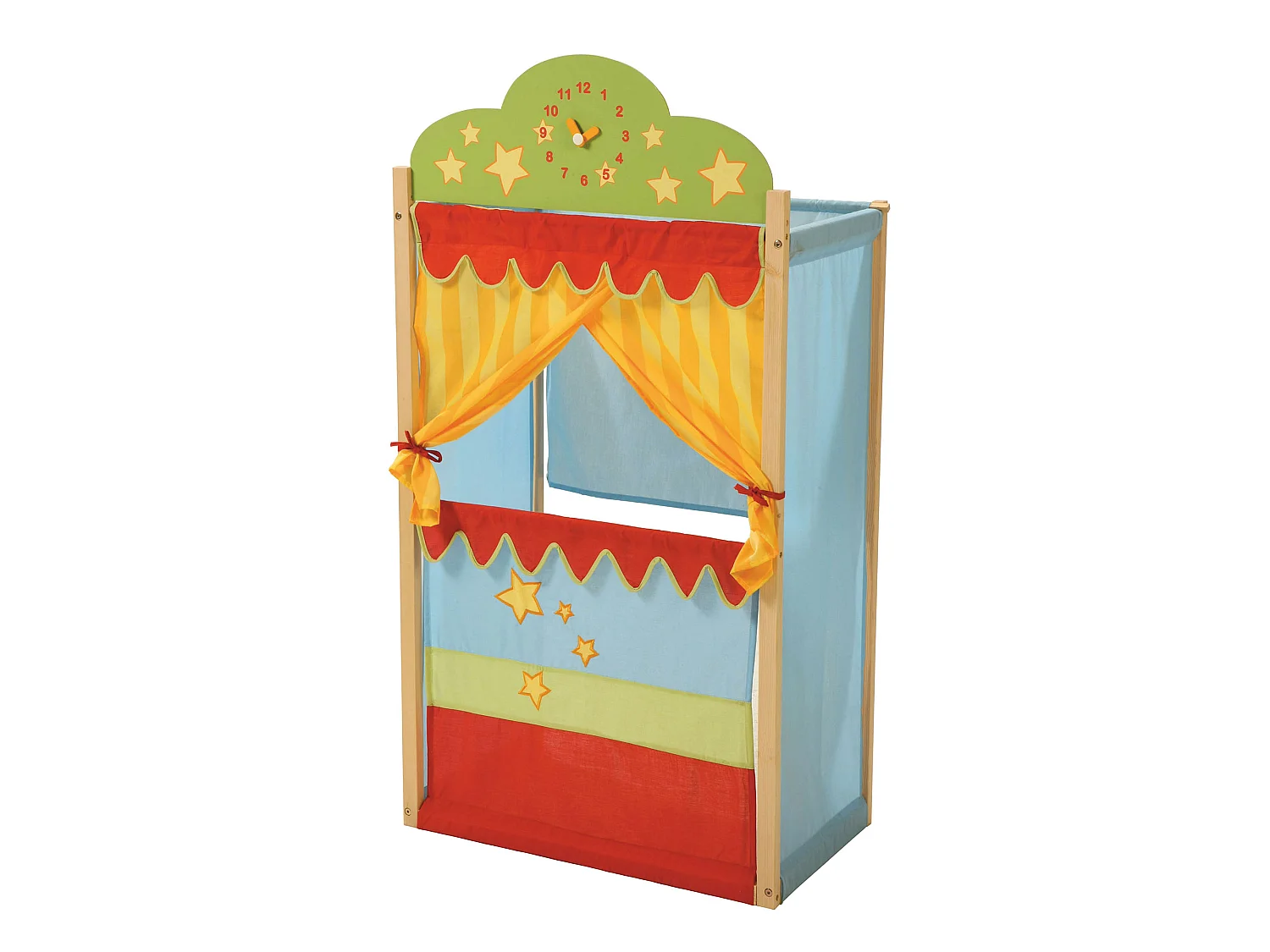 Kaspertheater mit Holzgestell